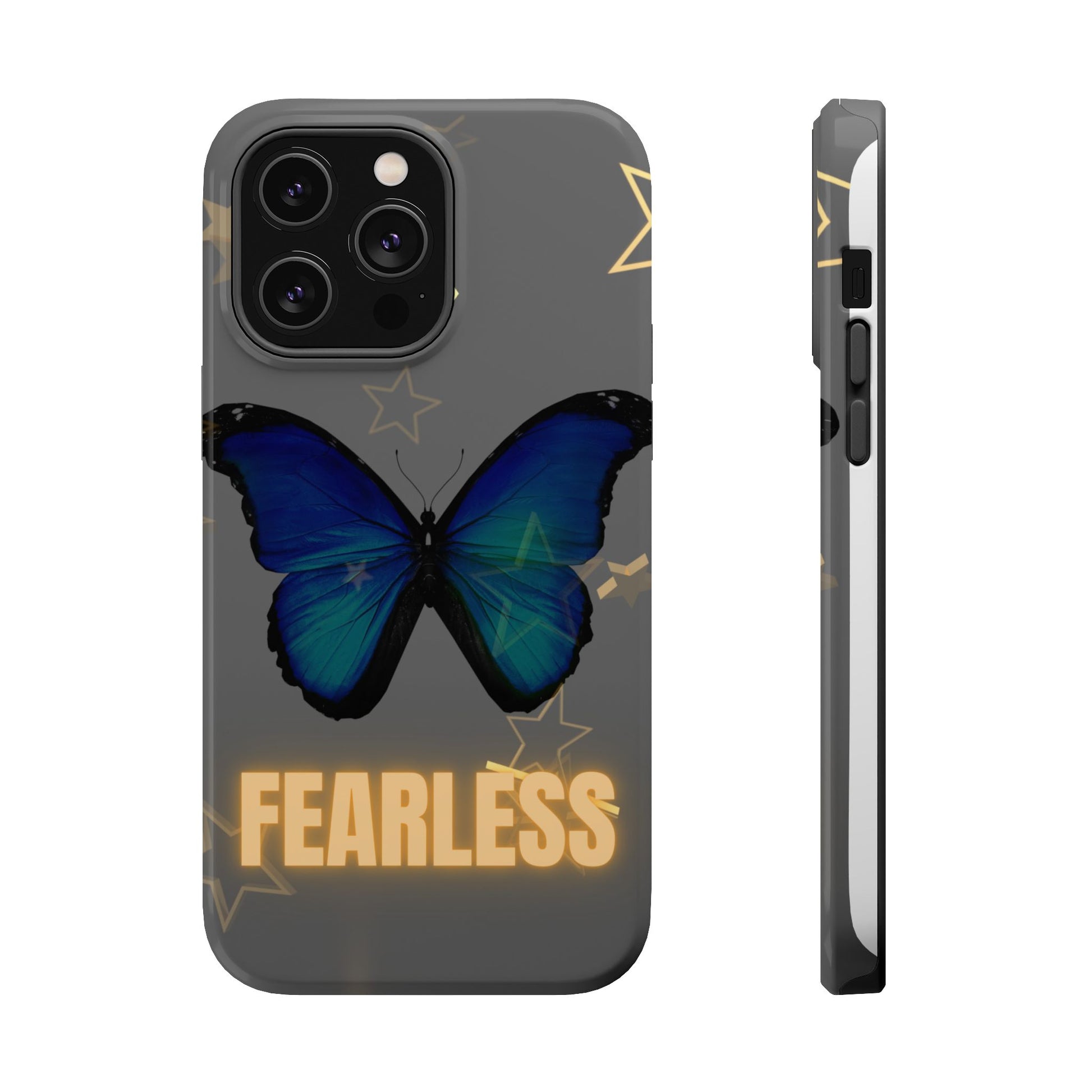 Fearless Butterfly Magnetic Phone Case - Bold and Inspirational Design
