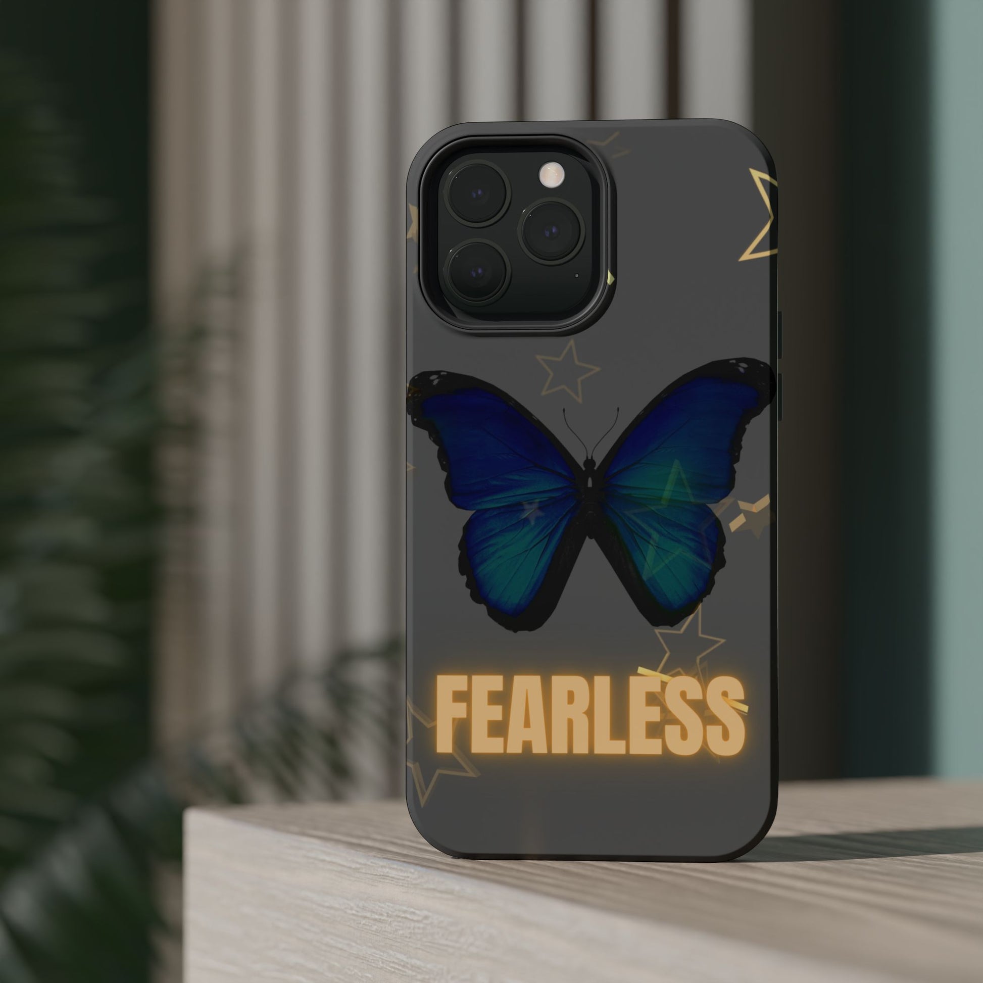 Fearless Butterfly Magnetic Phone Case - Bold and Inspirational Design