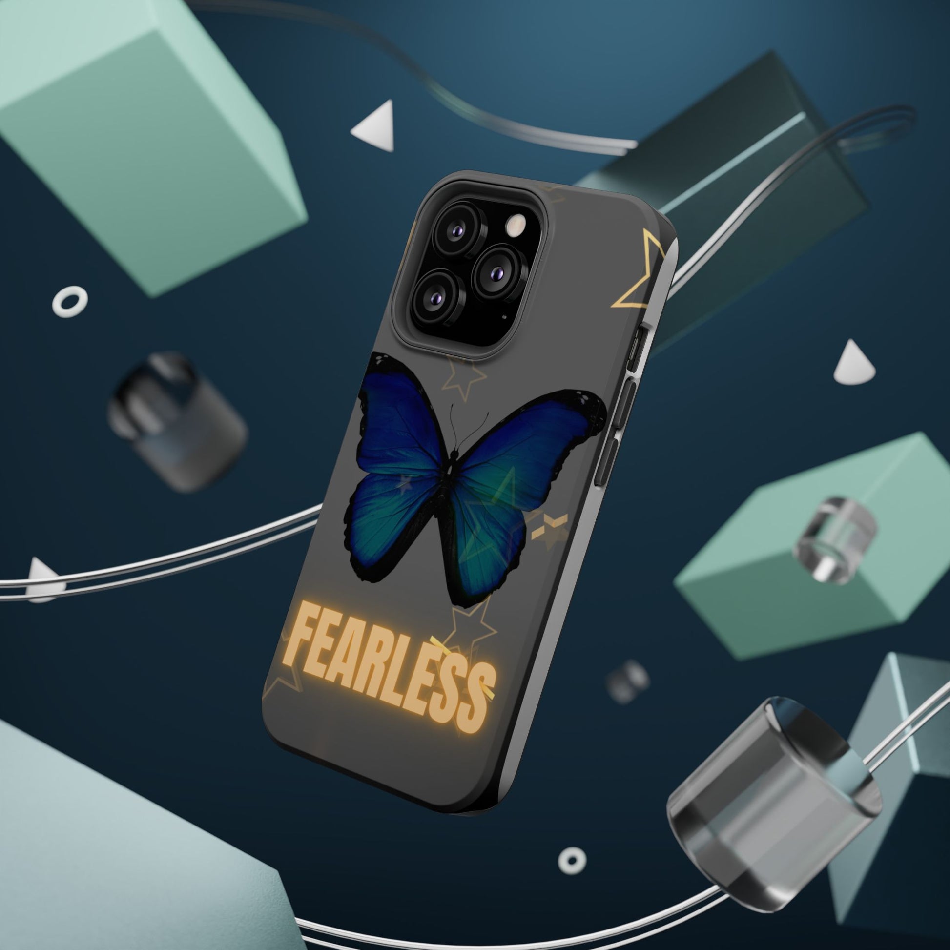 Fearless Butterfly Magnetic Phone Case - Bold and Inspirational Design