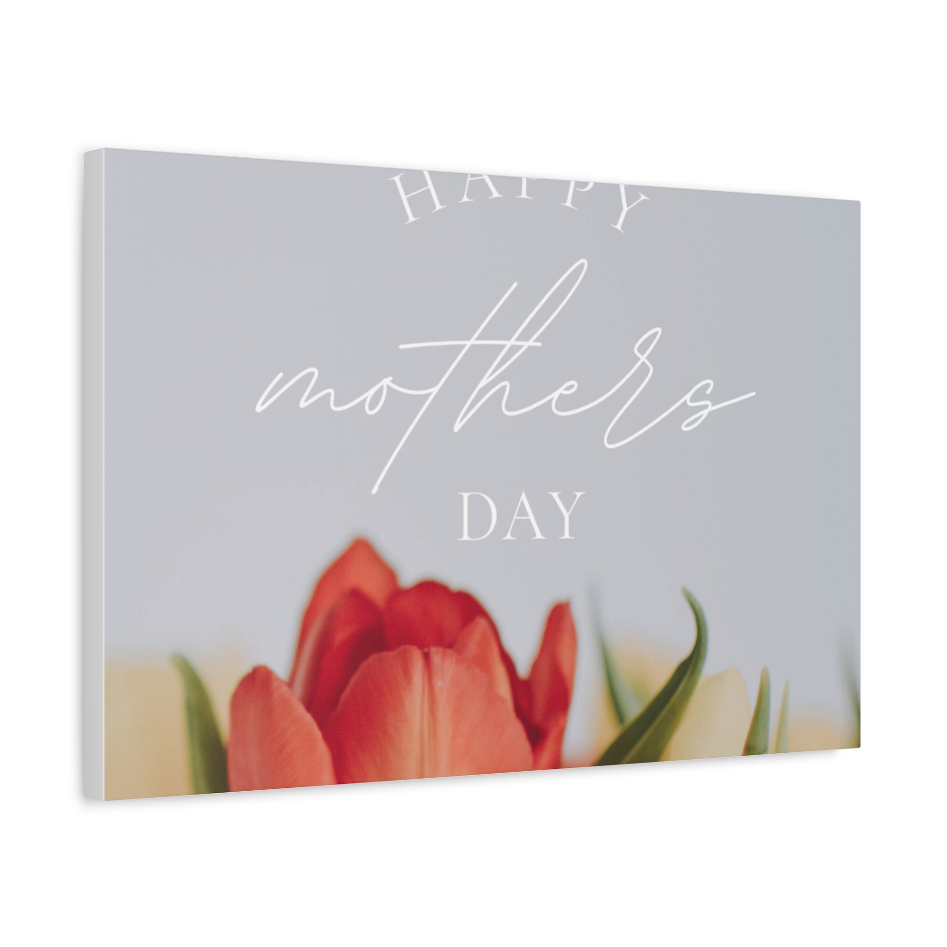Mother's Day Matte Canvas Wall Art - Floral Design