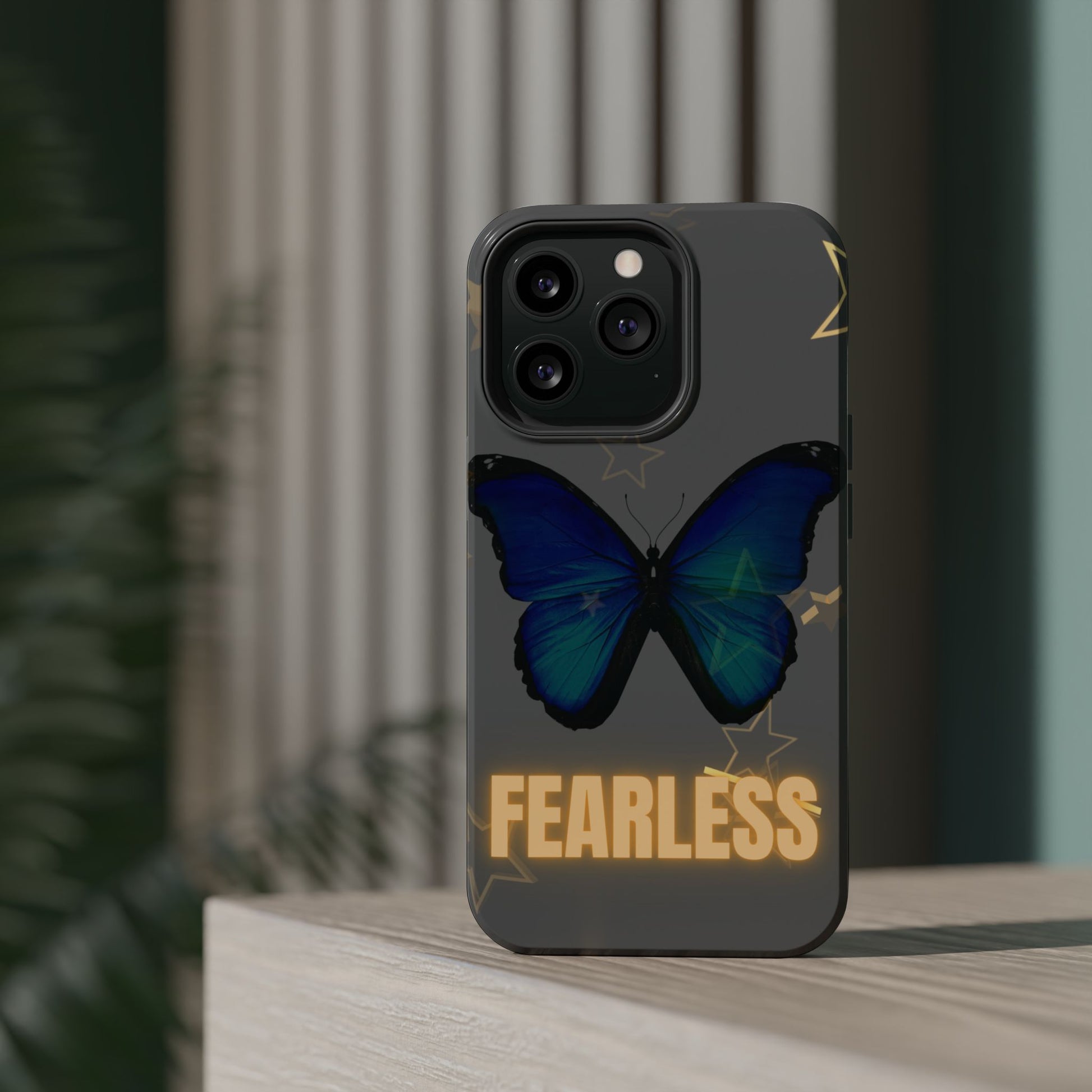 Fearless Butterfly Magnetic Phone Case - Bold and Inspirational Design