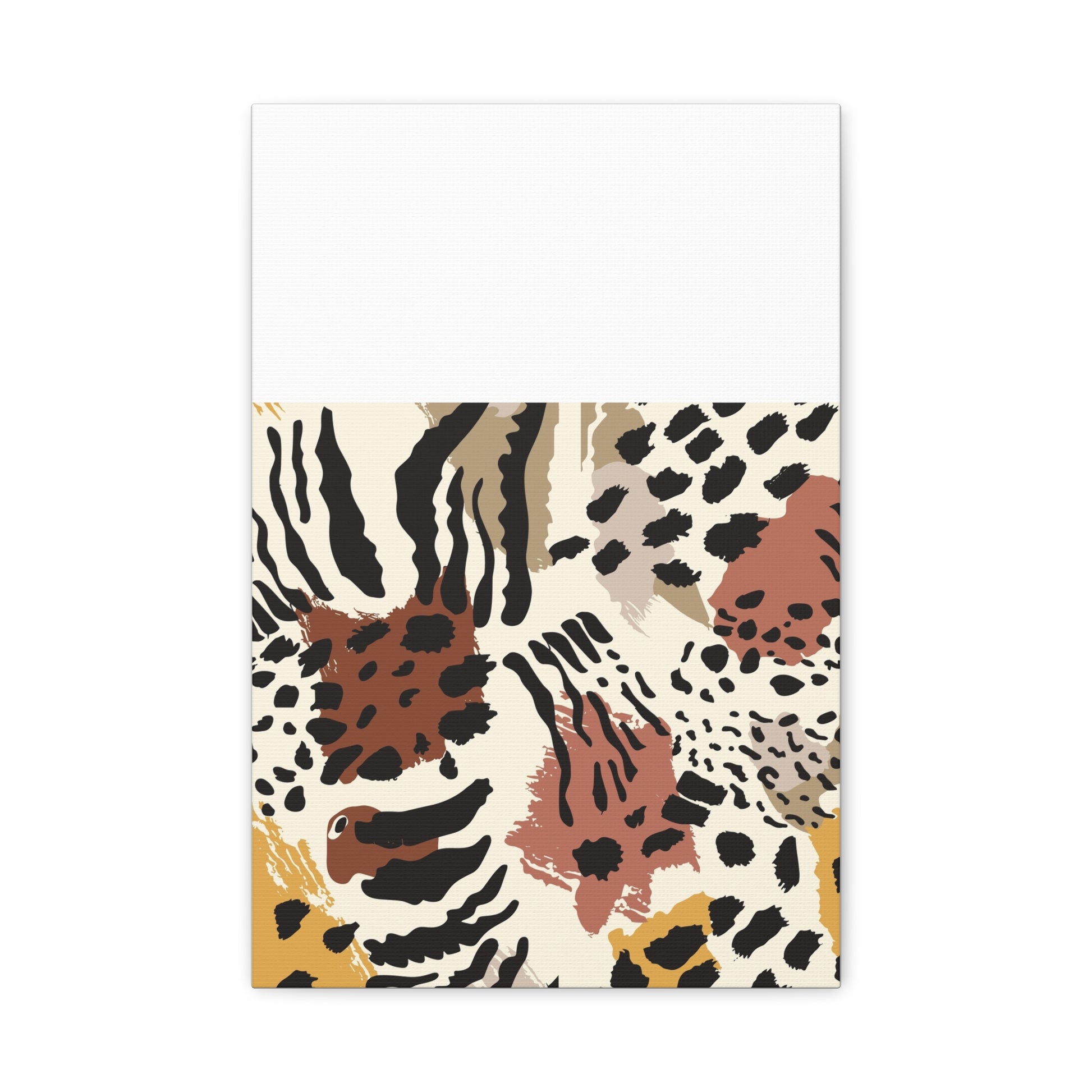 Abstract Animal Print Canvas Art - Modern Home Decor