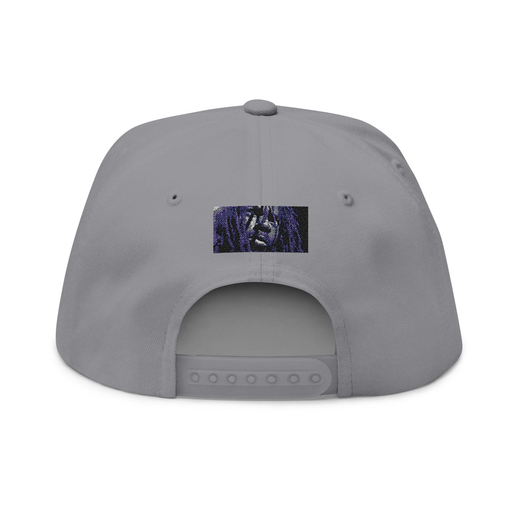 Embroidered Flat Bill Cap - Statement Hat for Women, Casual Style, Gift for Her, Trendy Accessory, Unique Fashion Statement