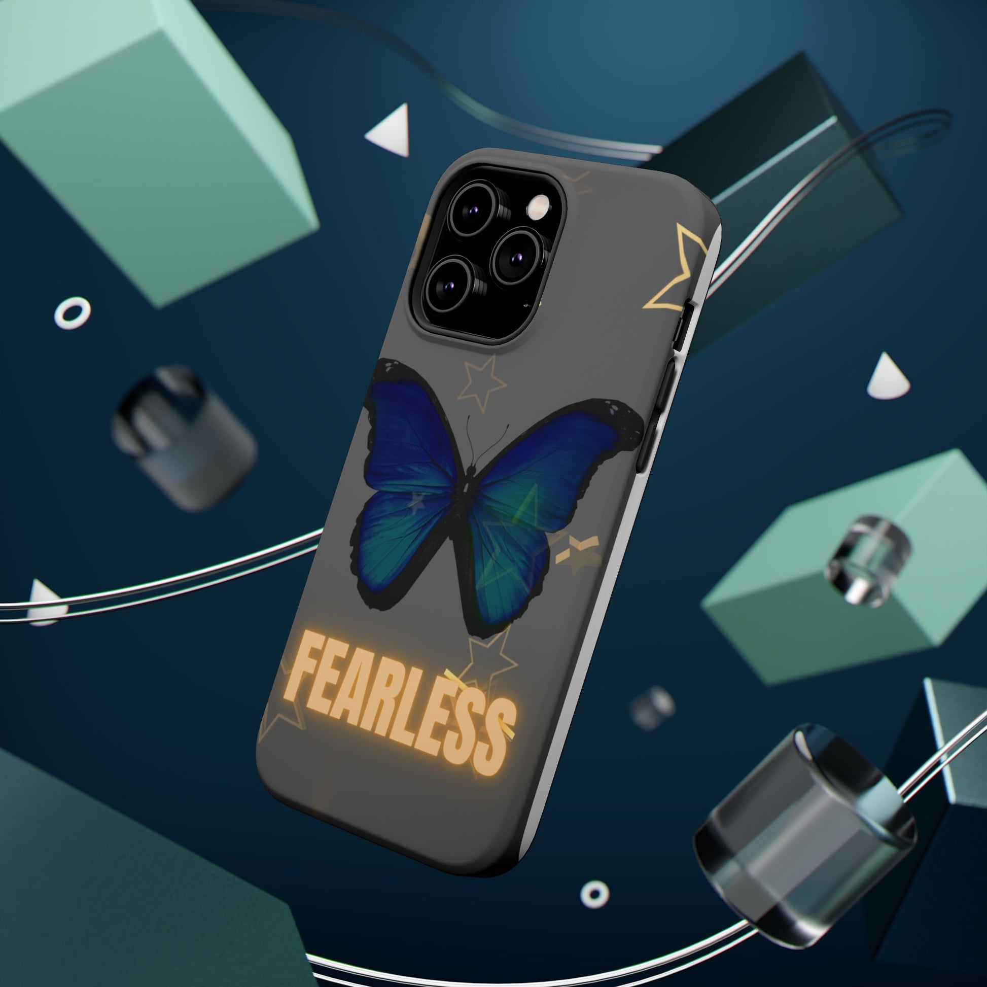 Fearless Butterfly Magnetic Phone Case - Bold and Inspirational Design