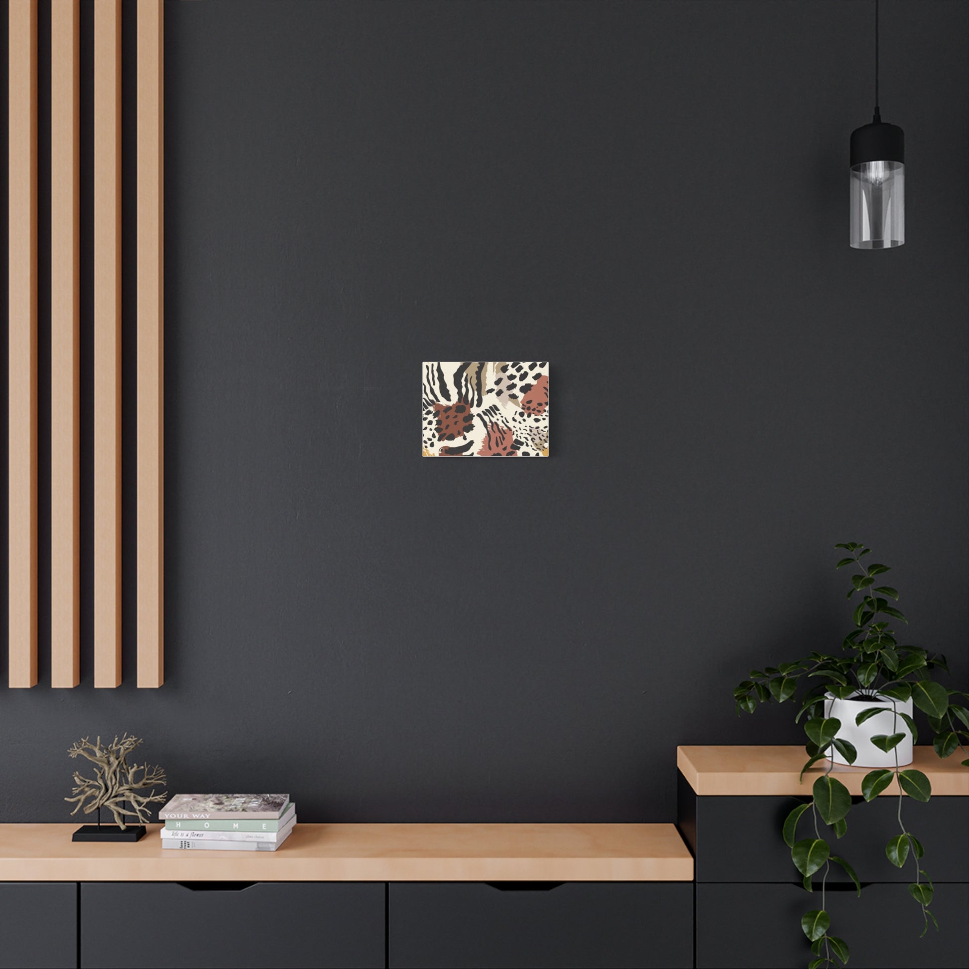 Abstract Animal Print Canvas Art - Modern Home Decor