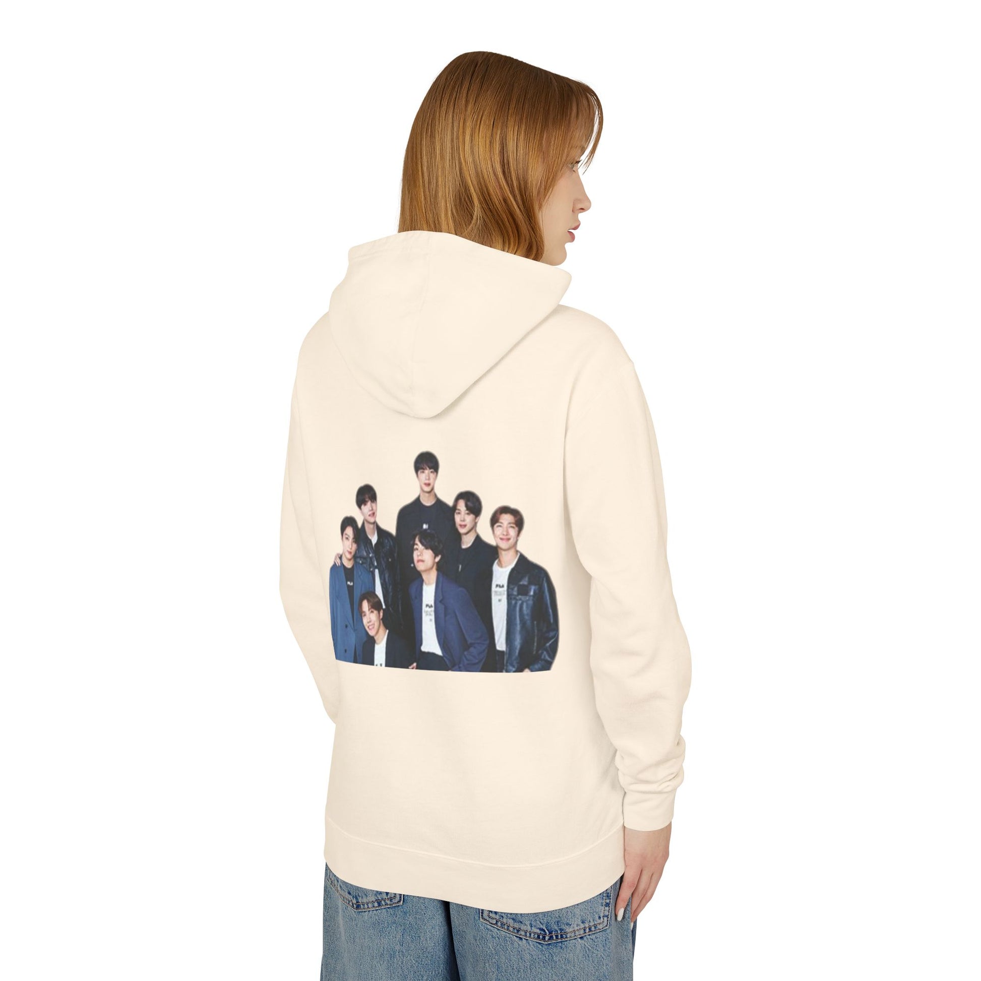 BTS Inspirational Quote Hoodie - Unisex Lightweight Sweatshirt