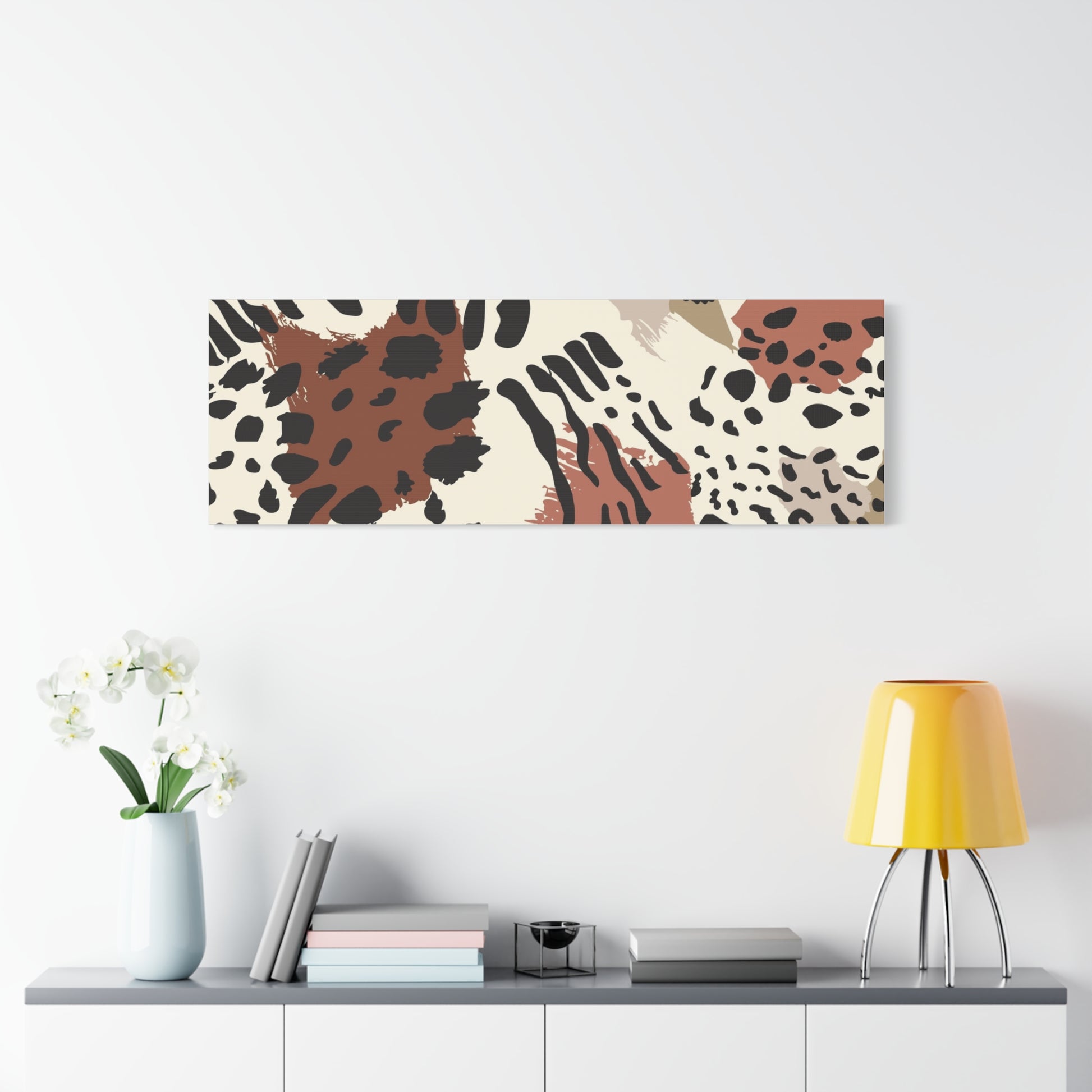 Abstract Animal Print Canvas Art - Modern Home Decor