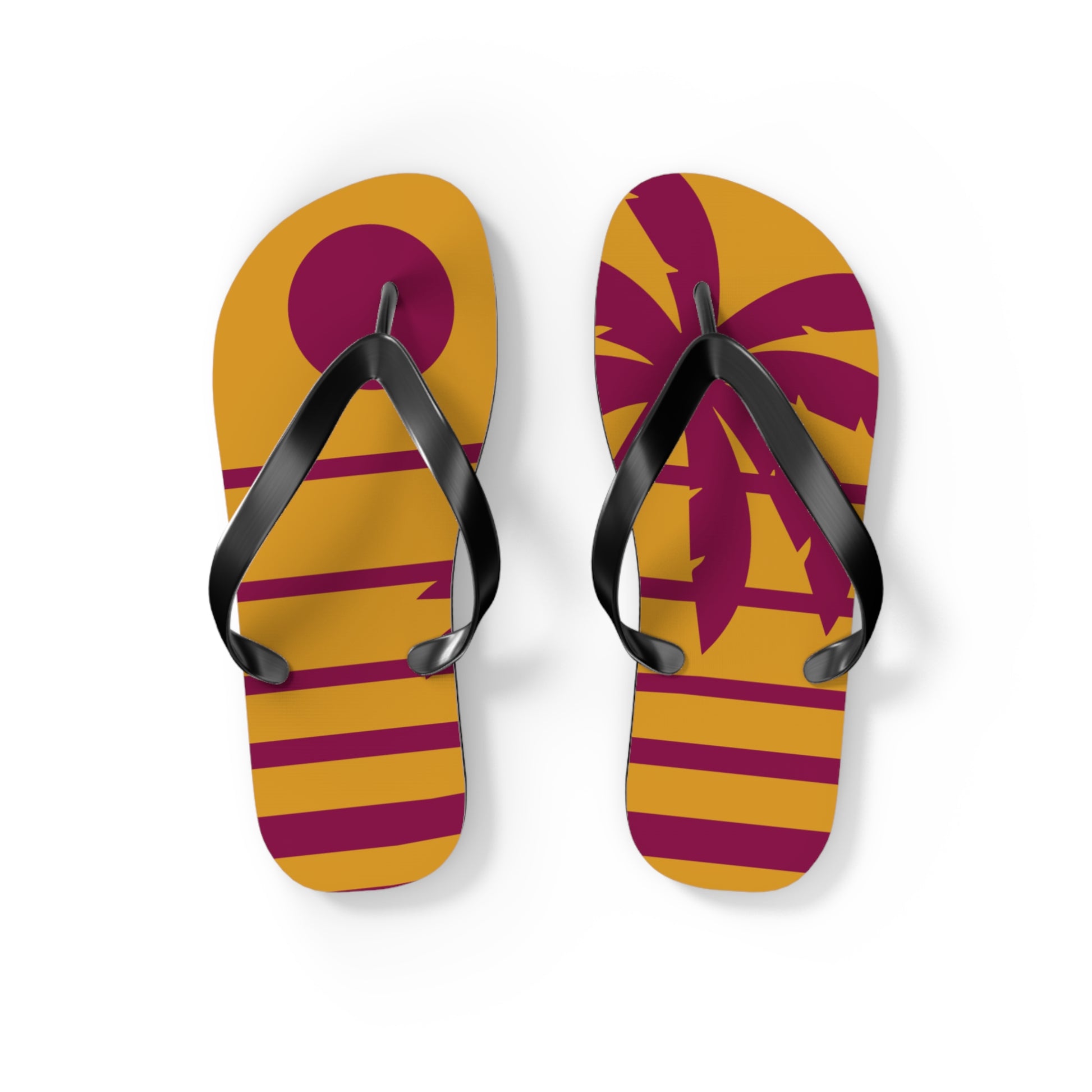 Tropical Sun Flip Flops | Vibrant Beach Sandals for Summer Fun