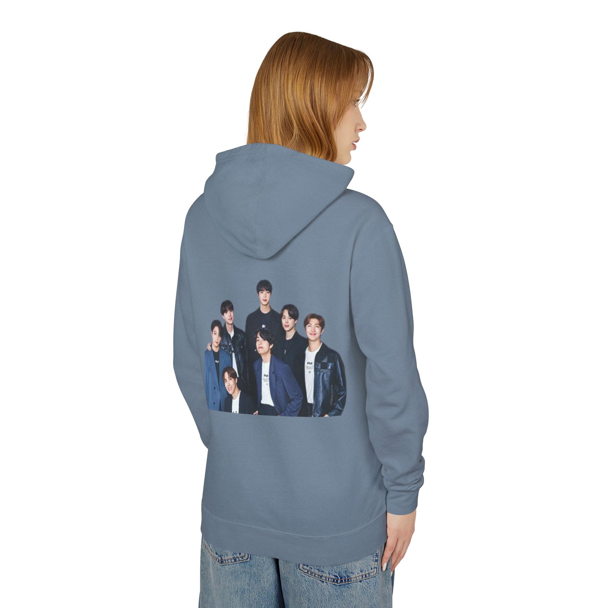 BTS Inspirational Quote Hoodie - Unisex Lightweight Sweatshirt