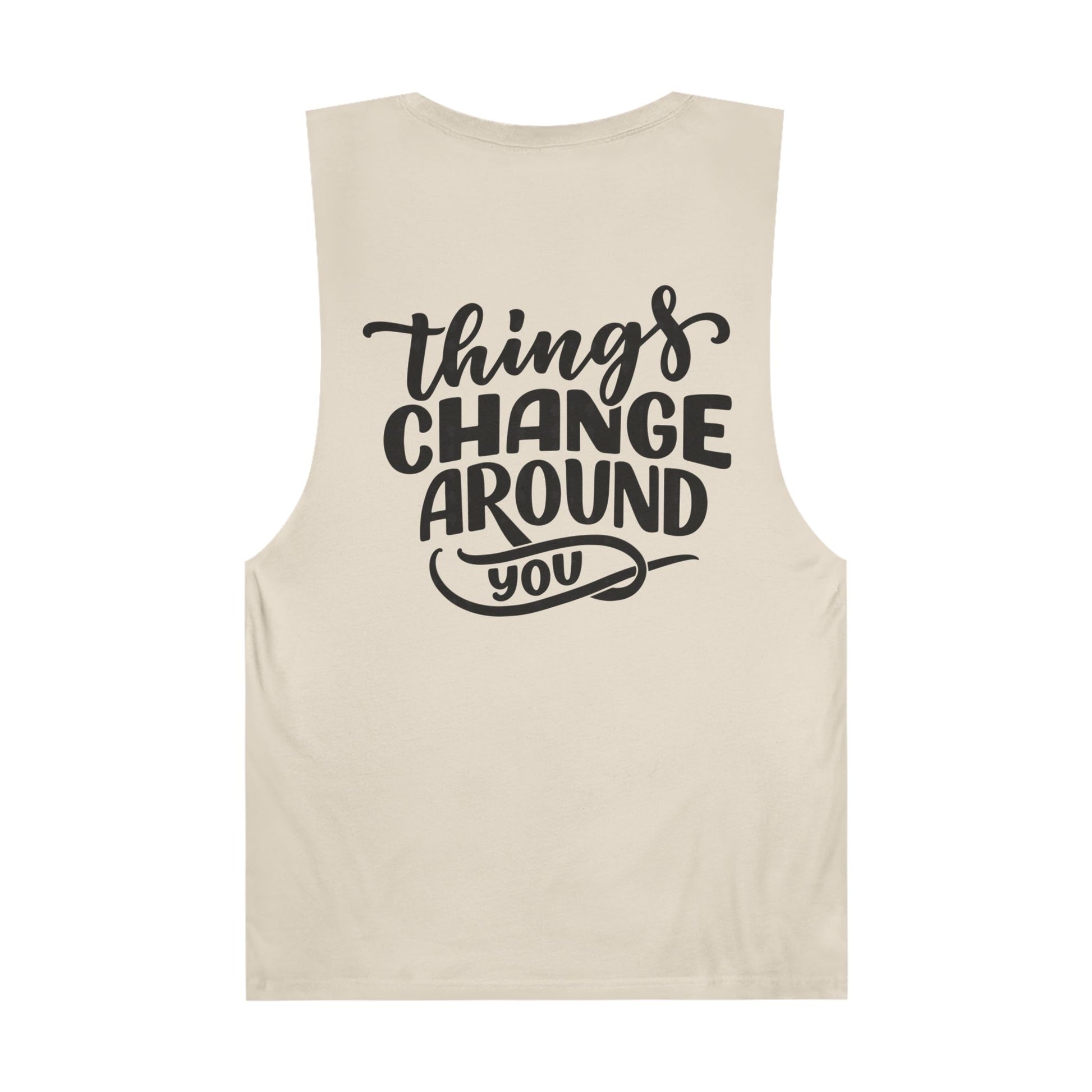 Inspirational Unisex Tank Top - 'Life is a Journey' & 'Things Change Around You'