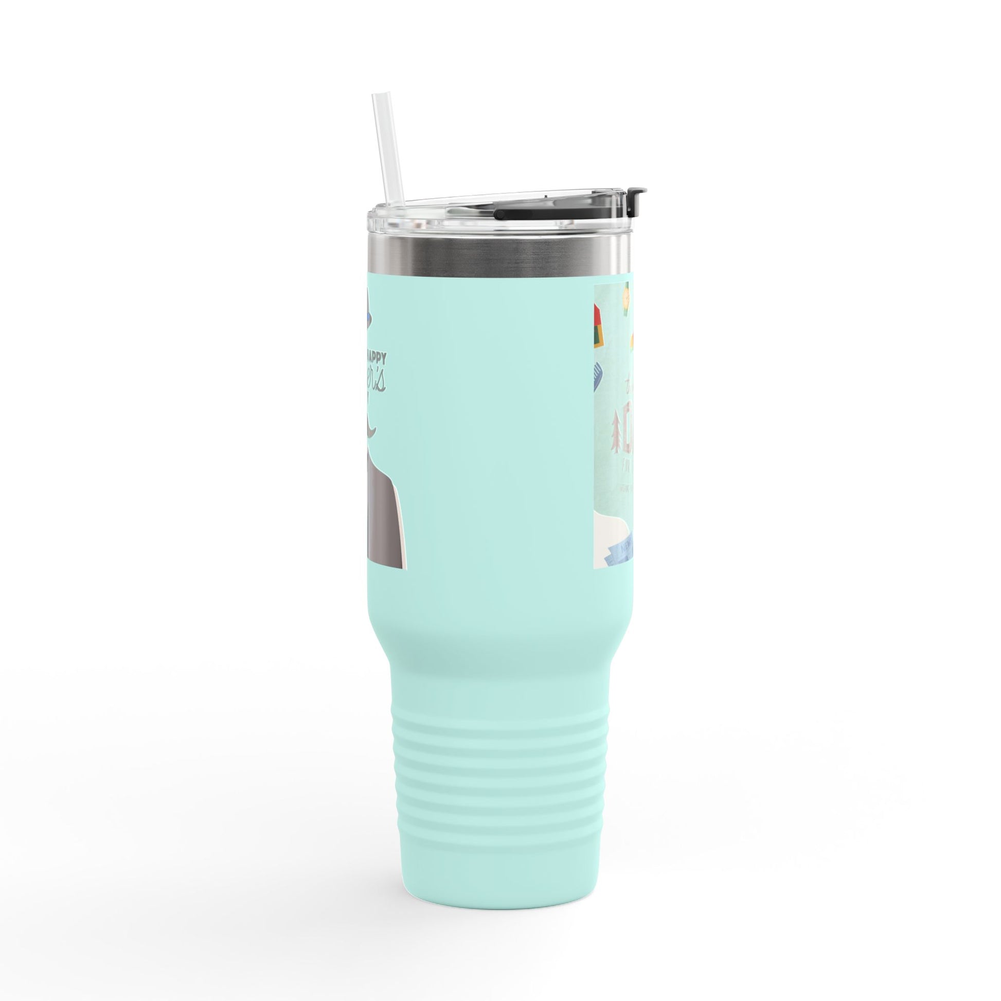 Thank You Dad Insulated Travel Mug - 40oz Adventure Tumbler, Perfect Father's Day Gift, Camping Mug, Outdoor Gear, Personalized Drinkware