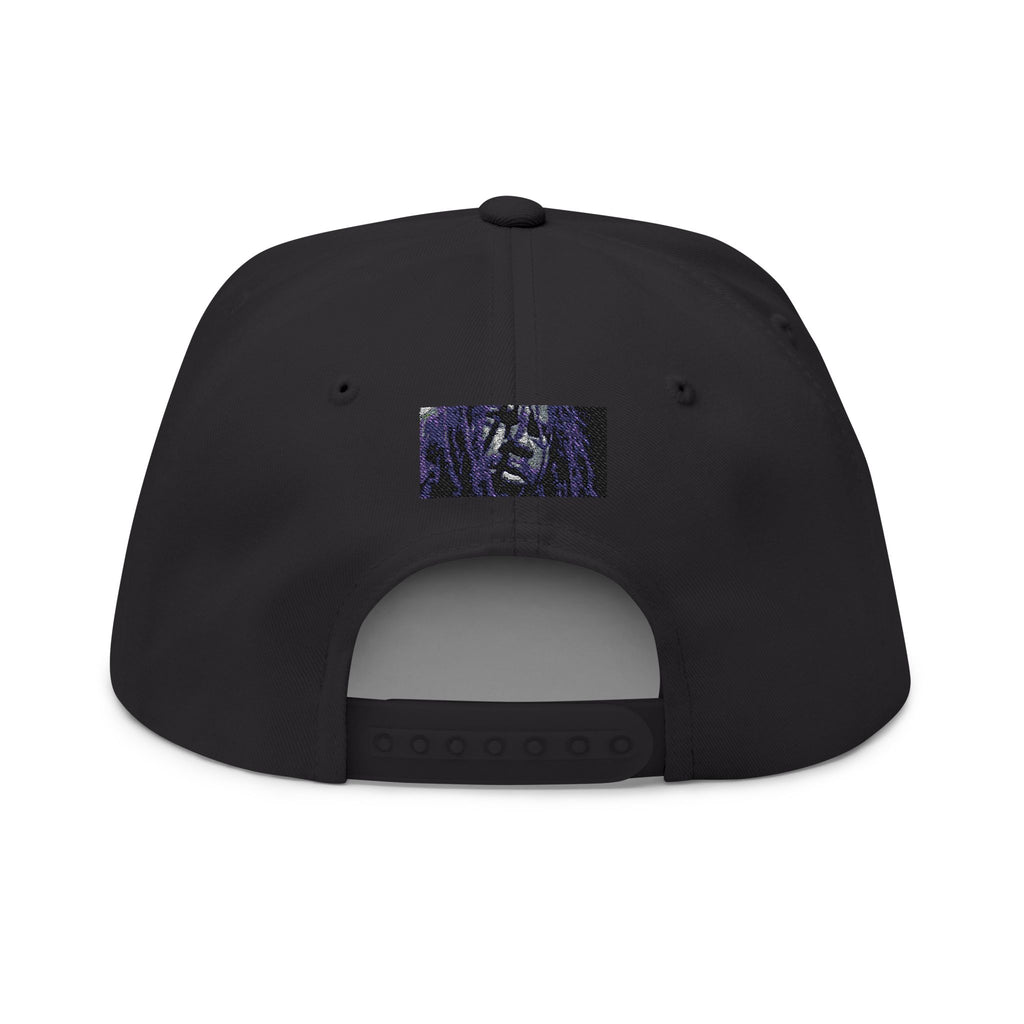 Embroidered Flat Bill Cap - Statement Hat for Women, Casual Style, Gift for Her, Trendy Accessory, Unique Fashion Statement