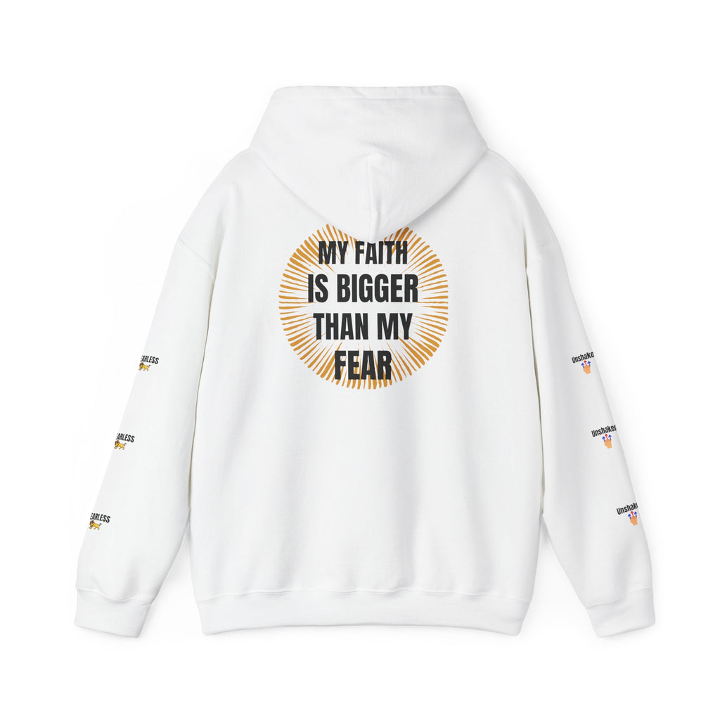 Faith Over Fear Hoodie - Unisex Heavy Blend Sweatshirt for Comfort and Inspiration