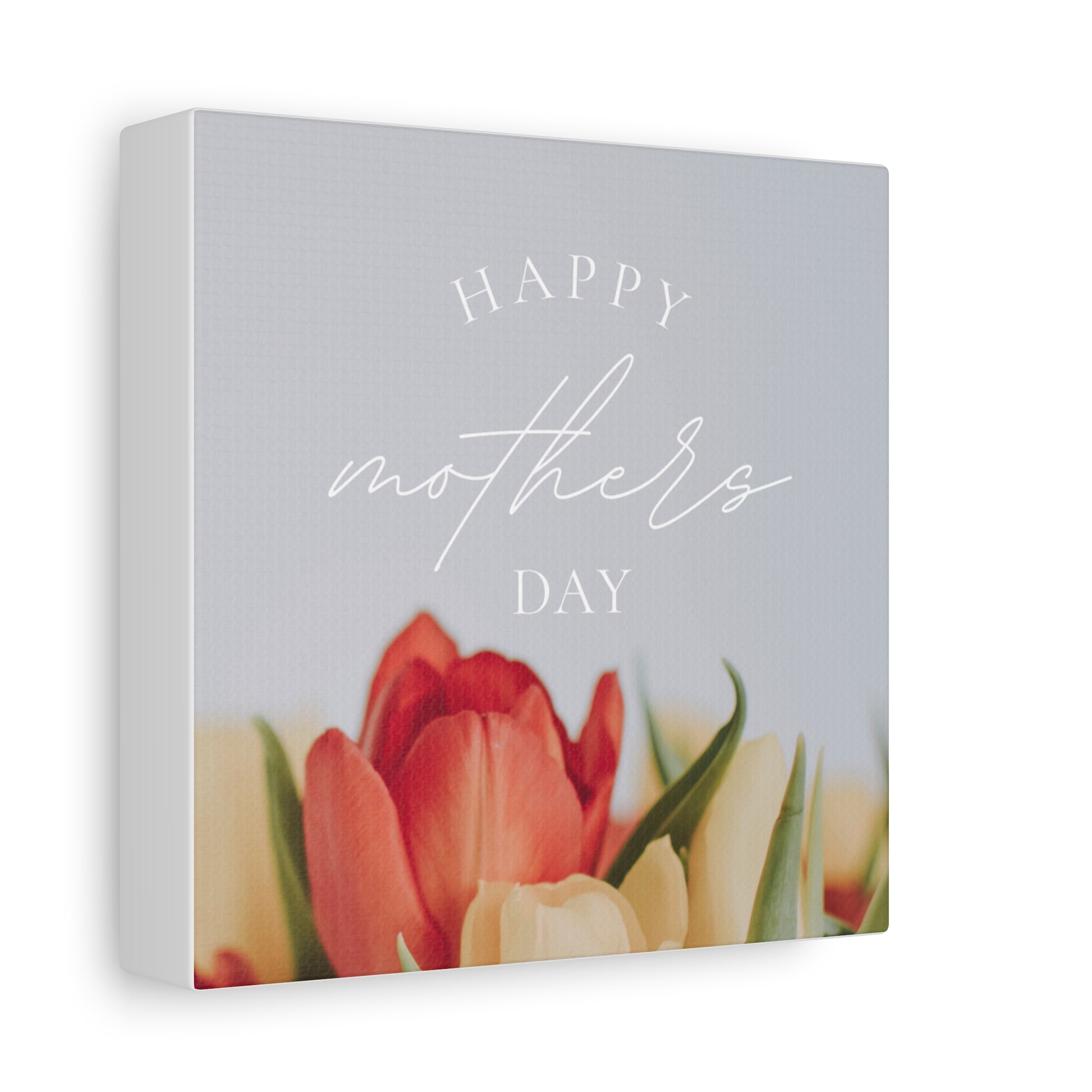 Mother's Day Matte Canvas Wall Art - Floral Design