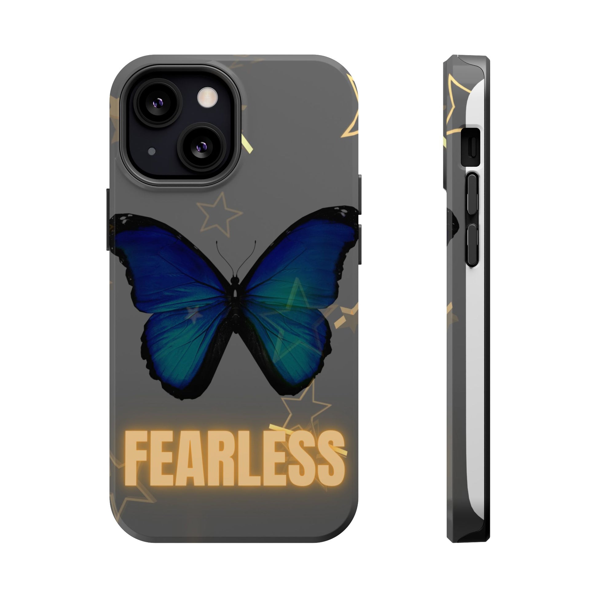 Fearless Butterfly Magnetic Phone Case - Bold and Inspirational Design