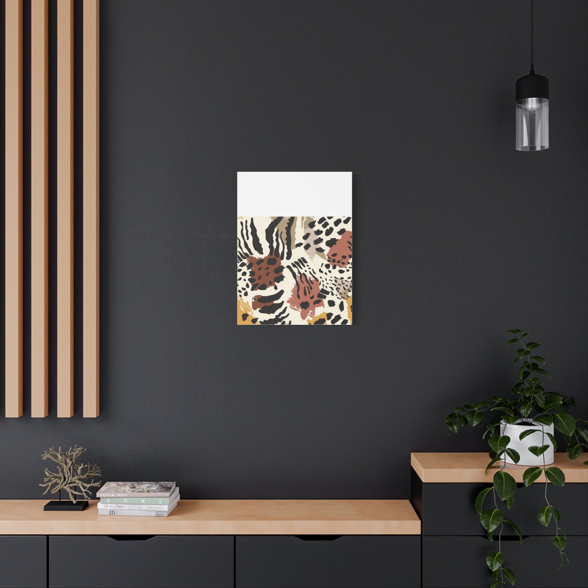 Abstract Animal Print Canvas Art - Modern Home Decor