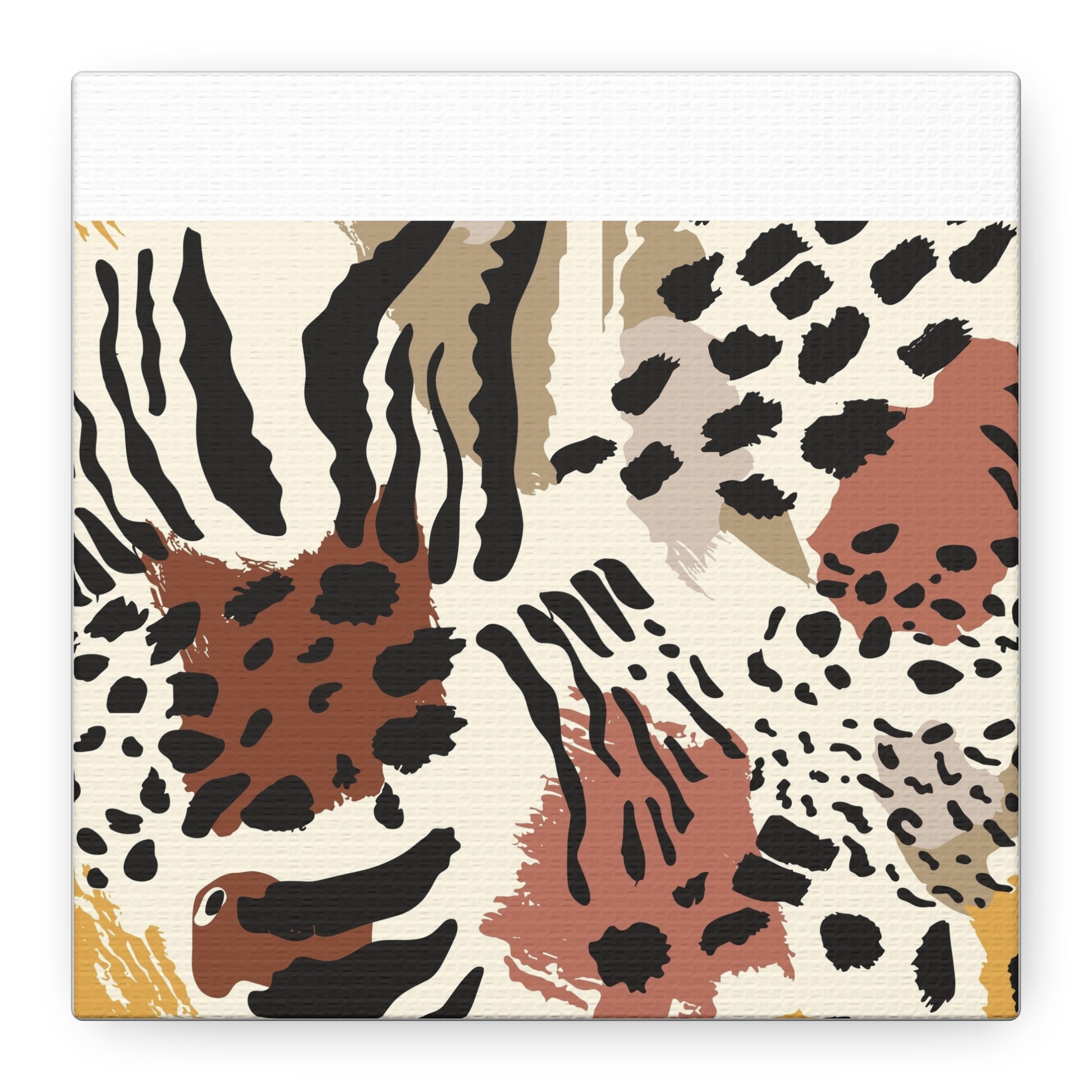 Abstract Animal Print Canvas Art - Modern Home Decor