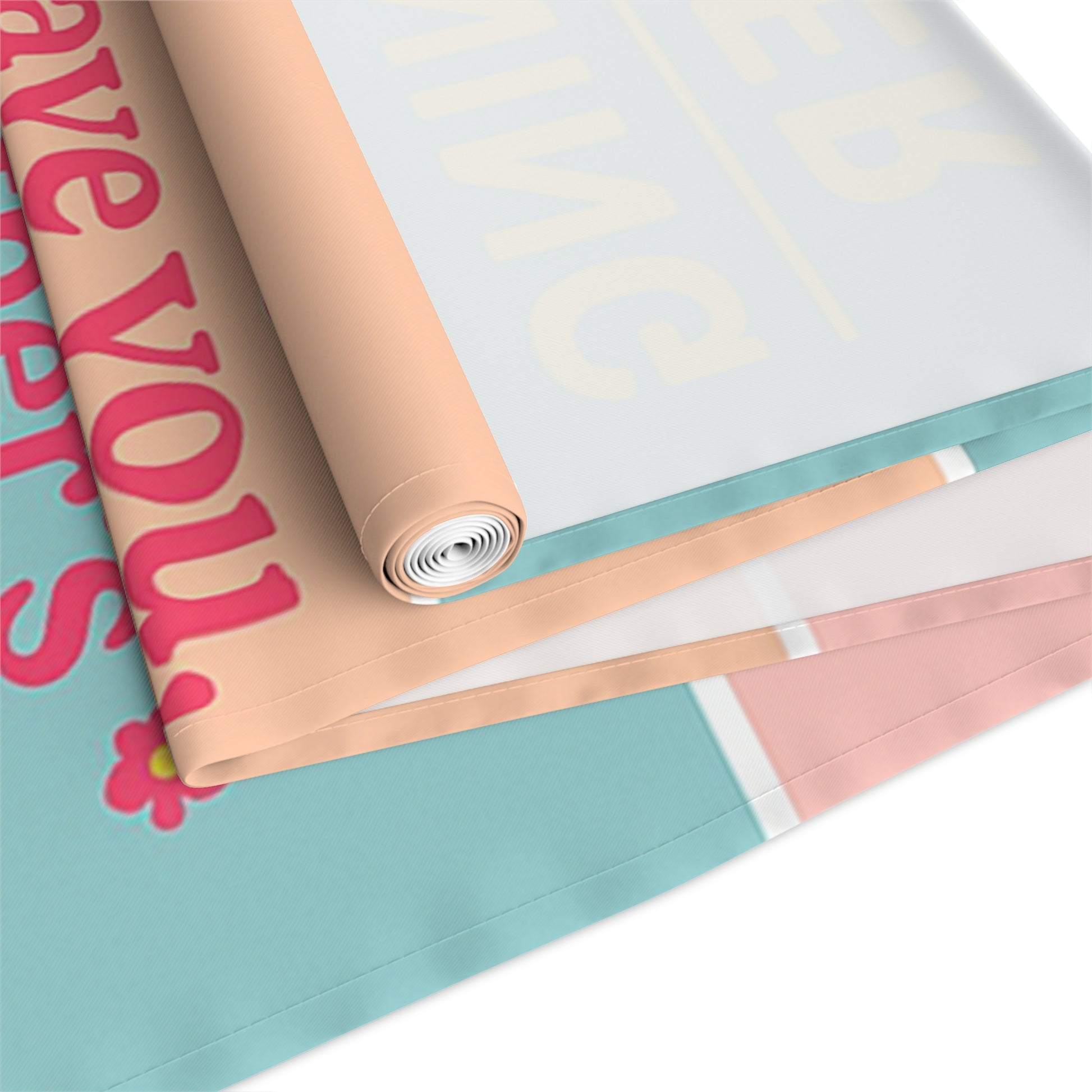 Mother's Day Table Runner - Floral Super Mom Design