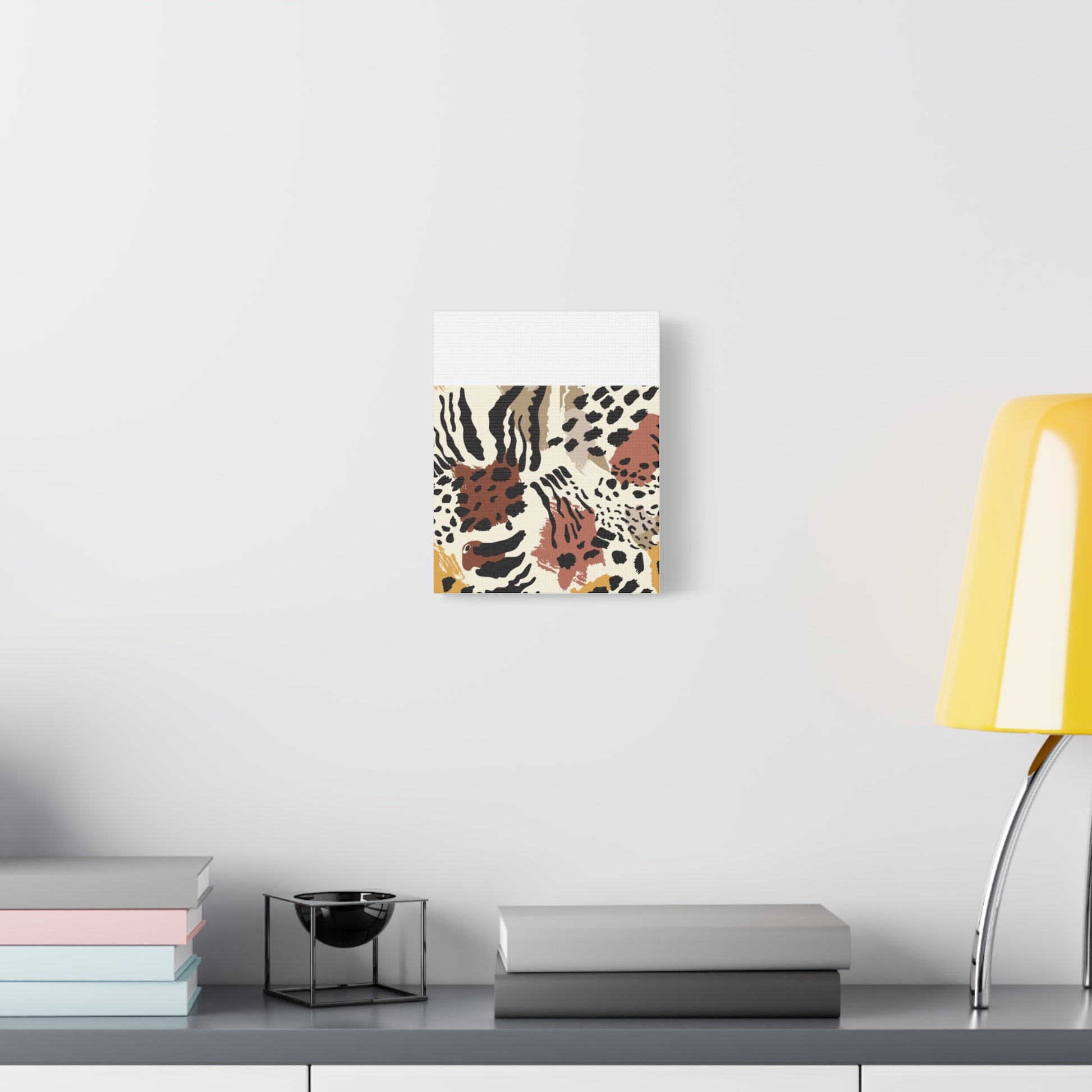 Abstract Animal Print Canvas Art - Modern Home Decor