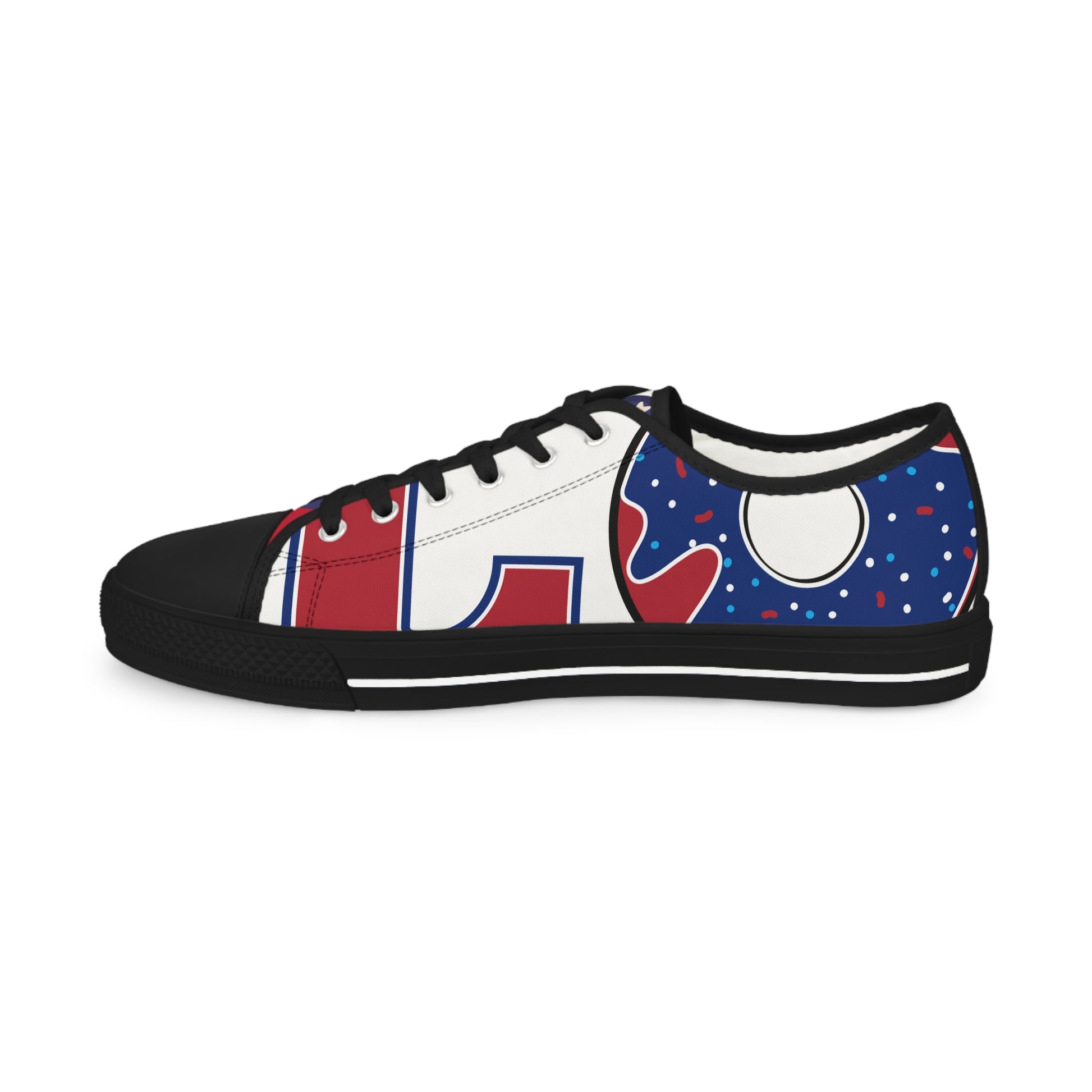 SANID BEAUTY Men’s Low-Top Sneakers – Lightweight Graphic Streetwear Style
