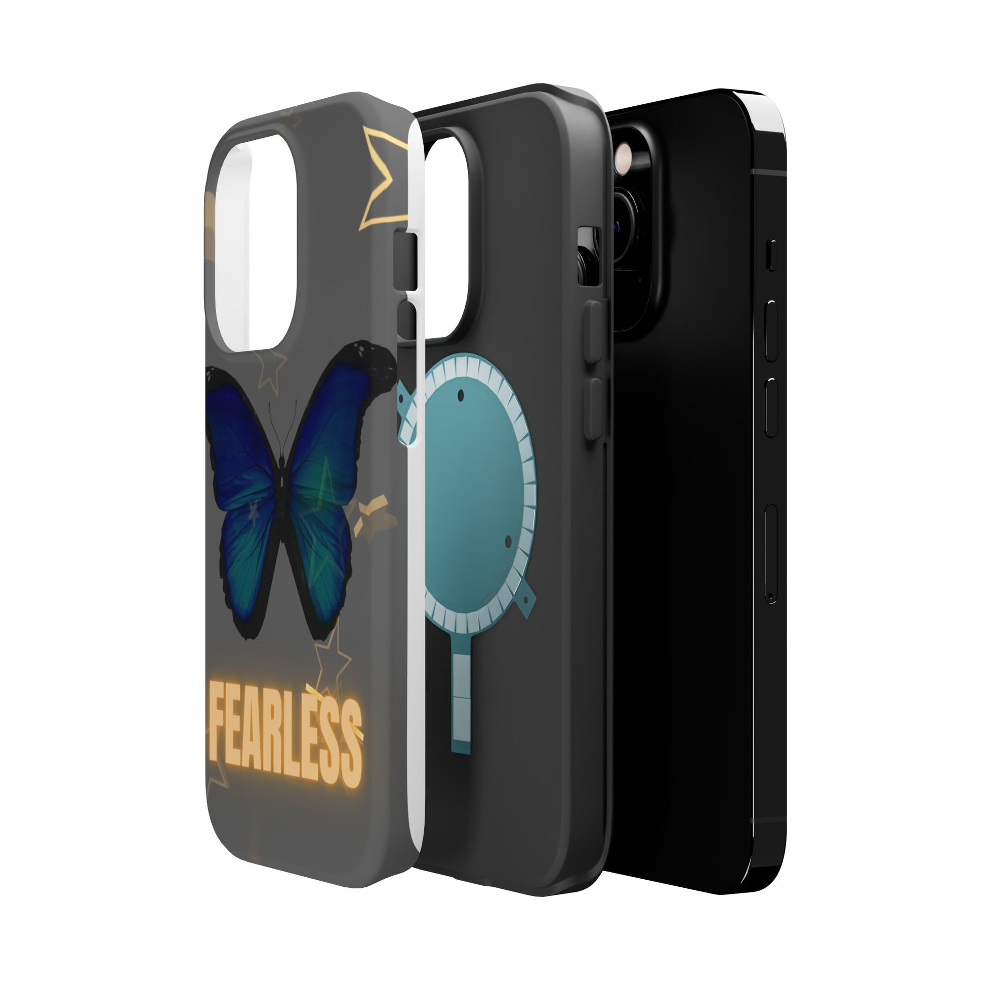Fearless Butterfly Magnetic Phone Case - Bold and Inspirational Design