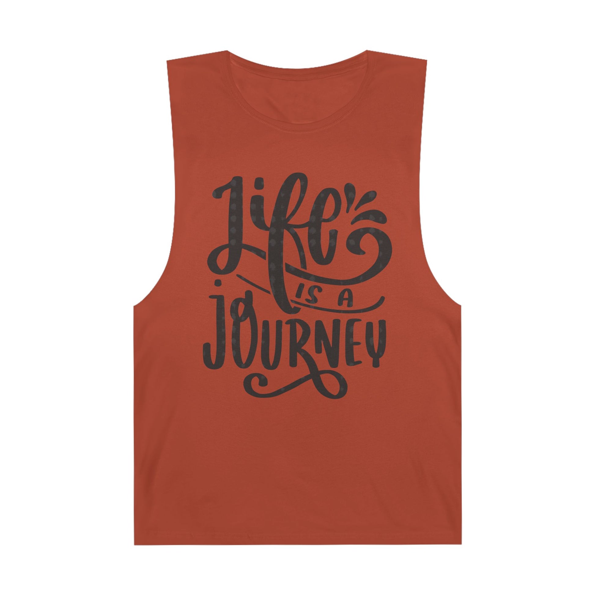 Inspirational Unisex Tank Top - 'Life is a Journey' & 'Things Change Around You'