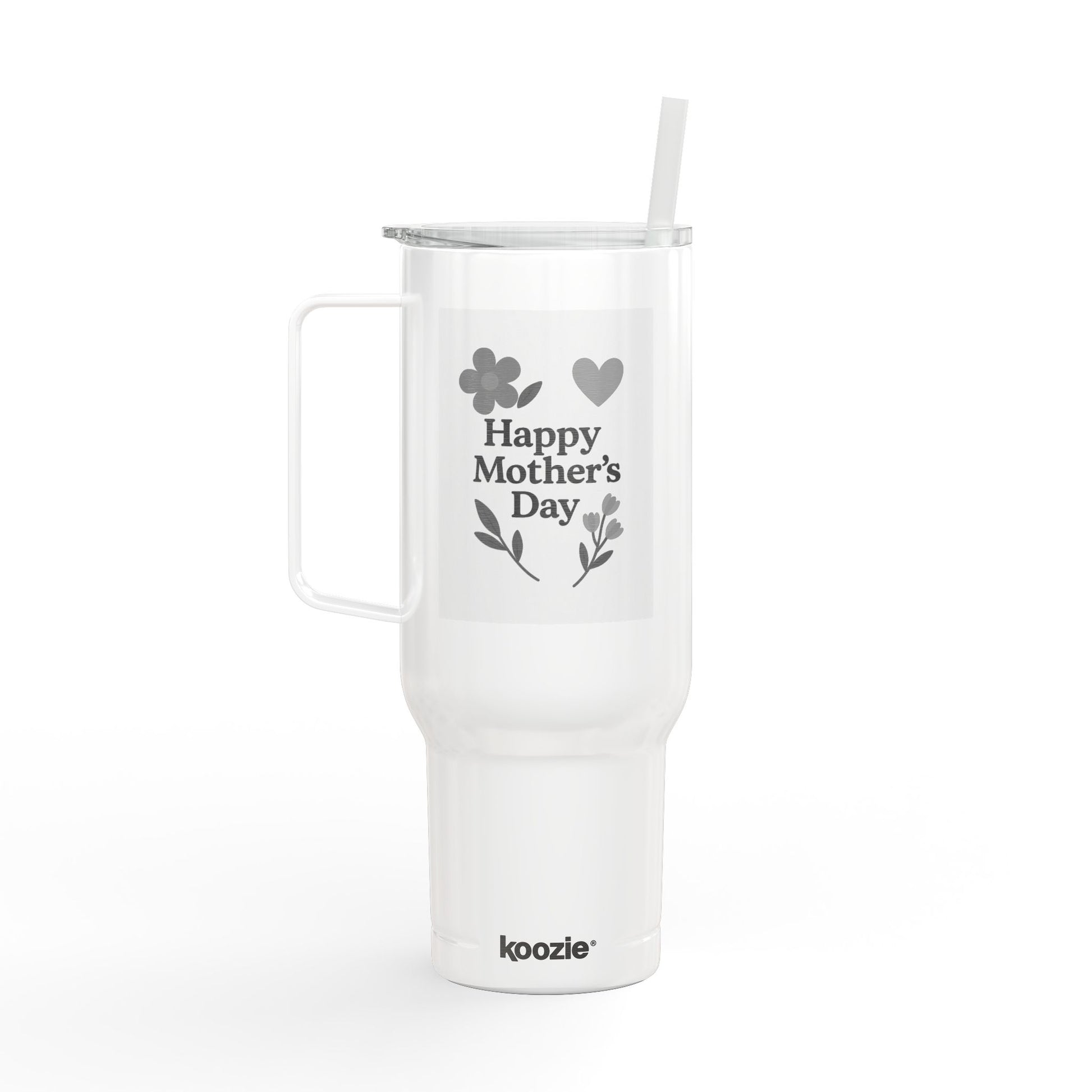 Happy Mother's Day Insulated Tumbler - 40oz with Lid & Straw