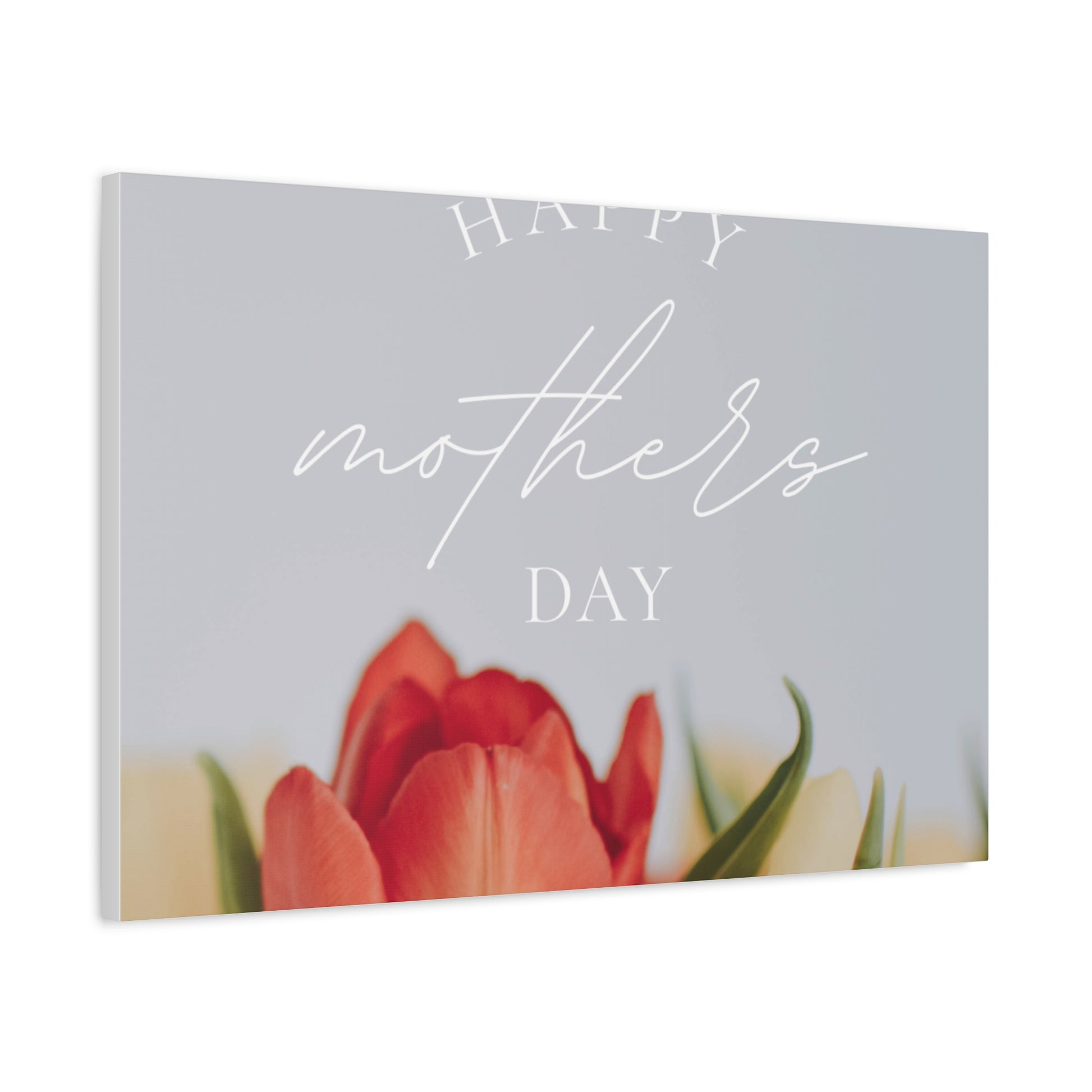Mother's Day Matte Canvas Wall Art - Floral Design