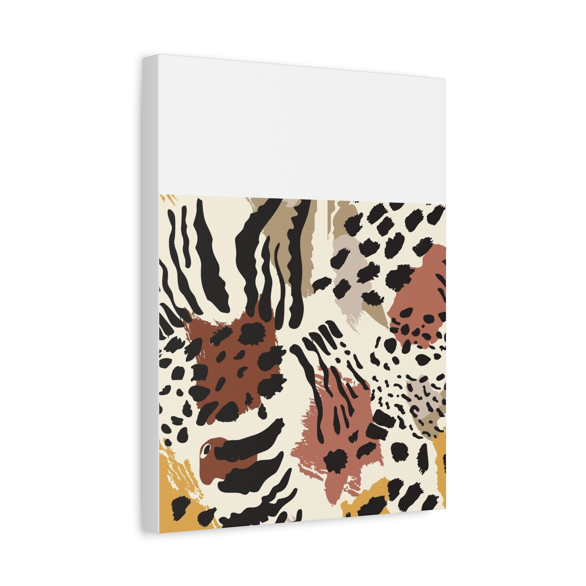 Abstract Animal Print Canvas Art - Modern Home Decor