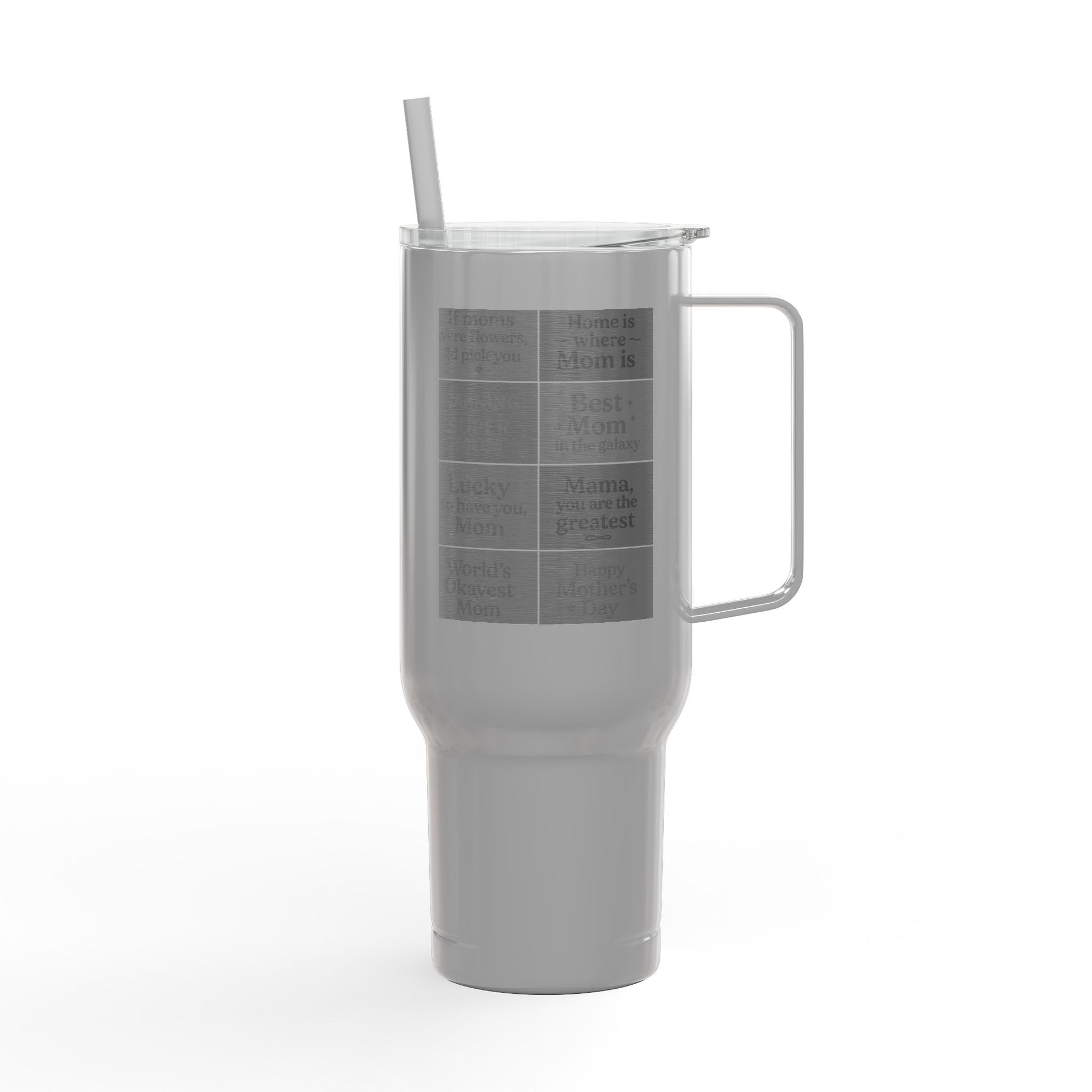 Happy Mother's Day Insulated Tumbler - 40oz with Lid & Straw