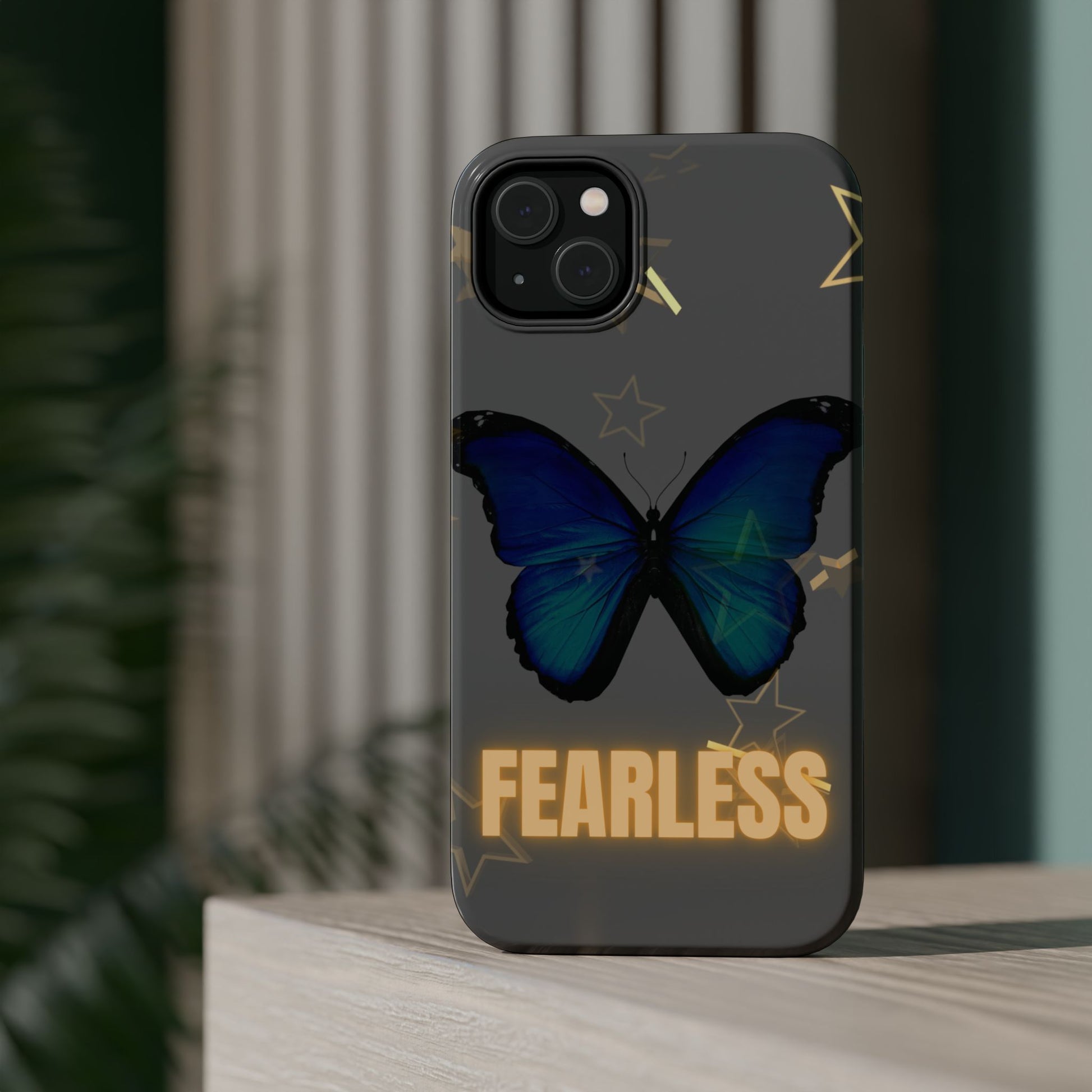 Fearless Butterfly Magnetic Phone Case - Bold and Inspirational Design