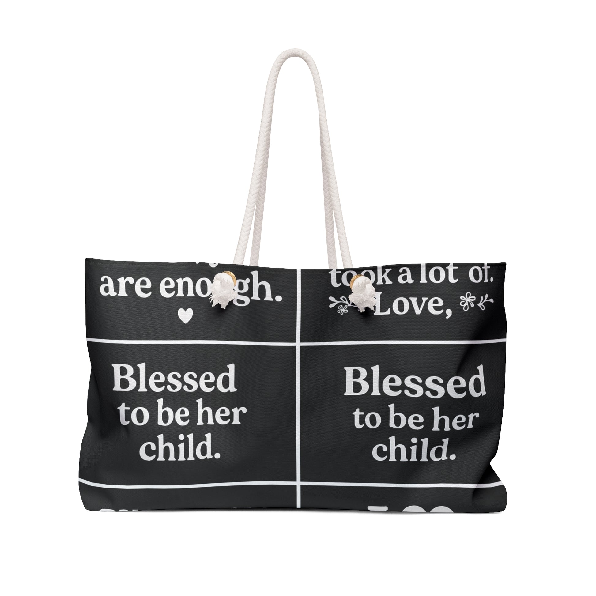 Blessed Weekender Bag - Perfect for Moms | Inspirational Travel Tote
