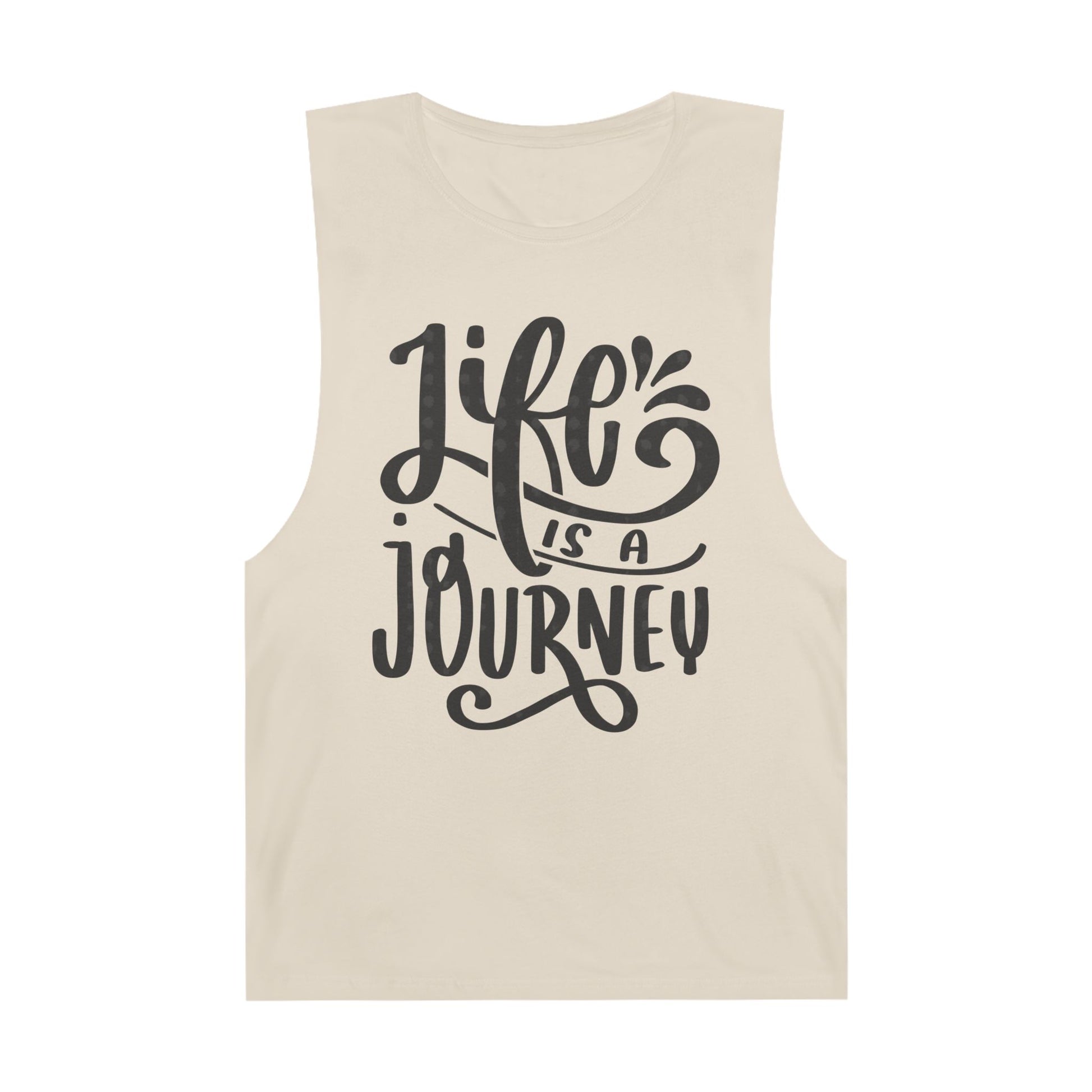 Inspirational Unisex Tank Top - 'Life is a Journey' & 'Things Change Around You'