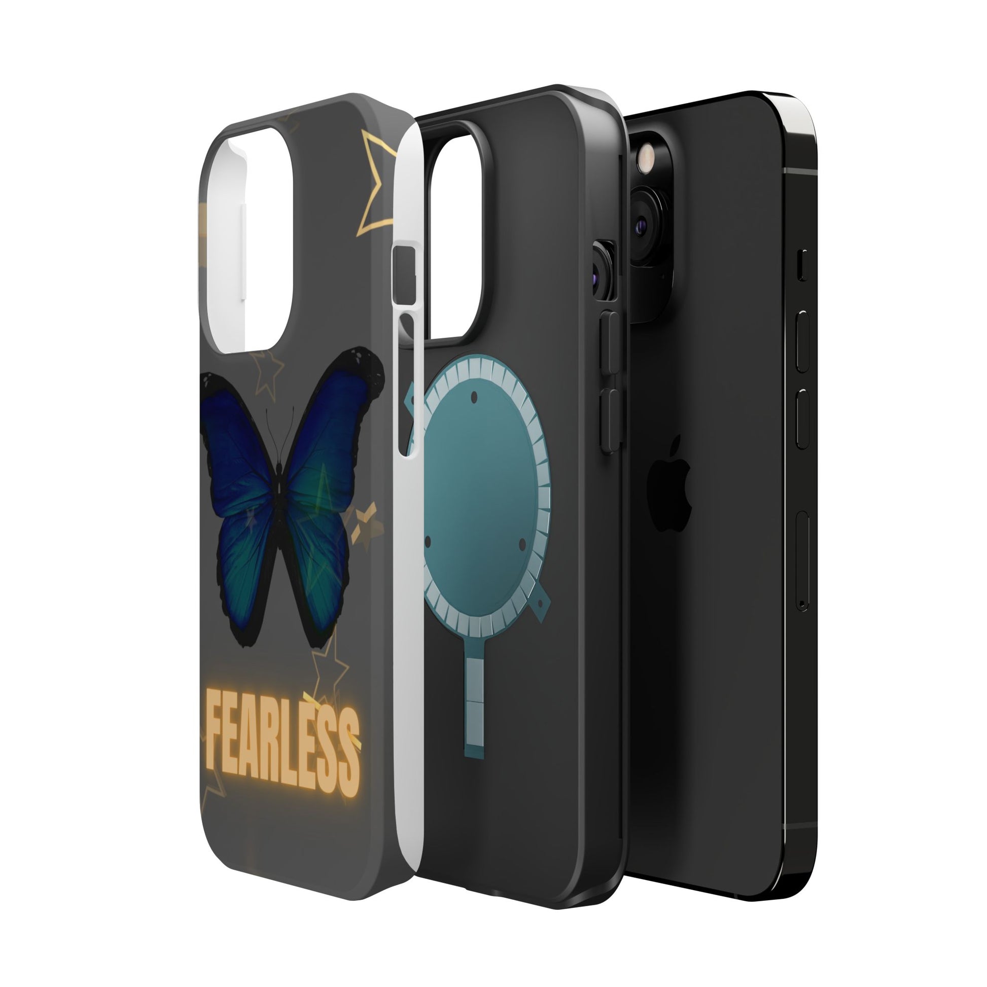 Fearless Butterfly Magnetic Phone Case - Bold and Inspirational Design