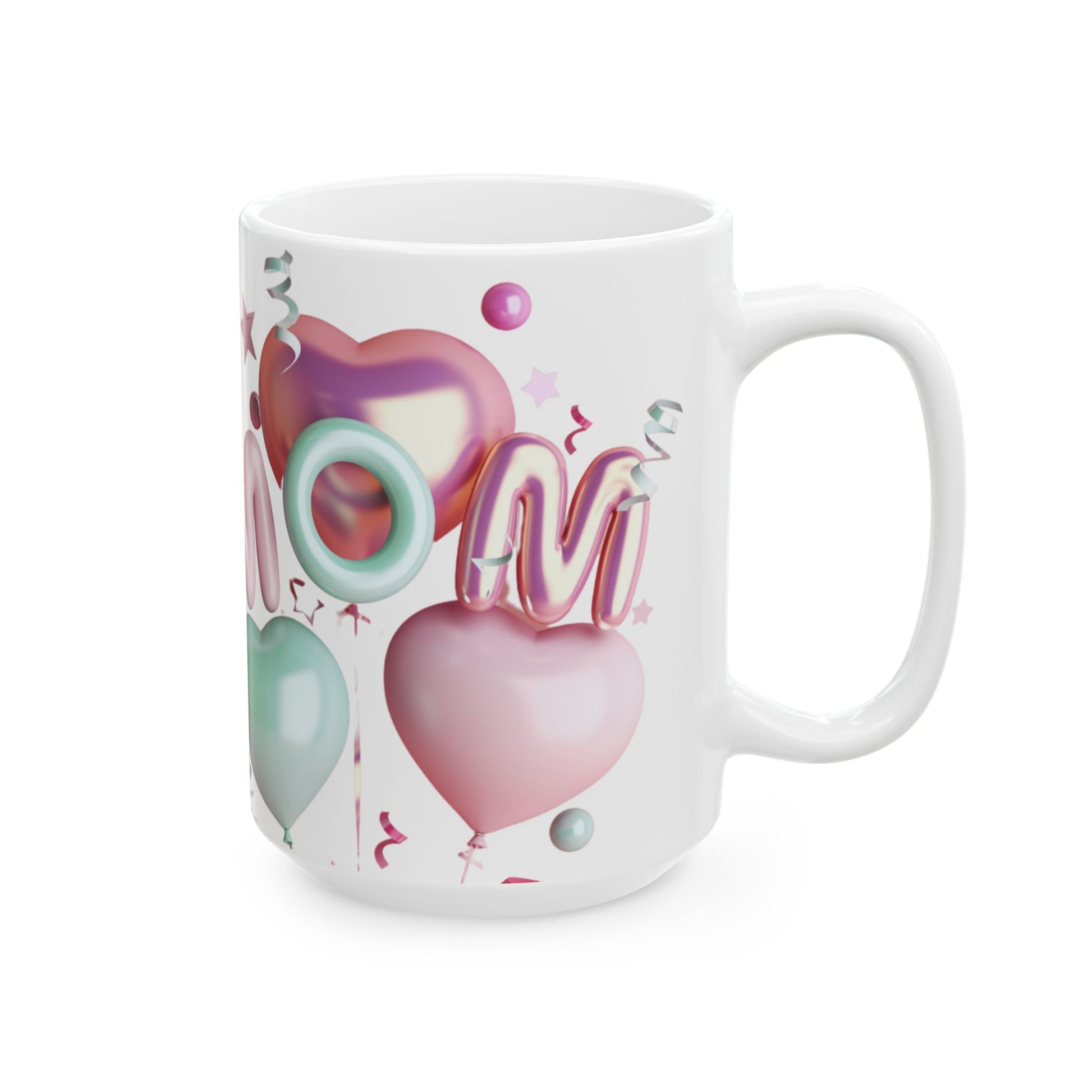 Colorful Mother's Day Ceramic Mug - Perfect Gift for Mom