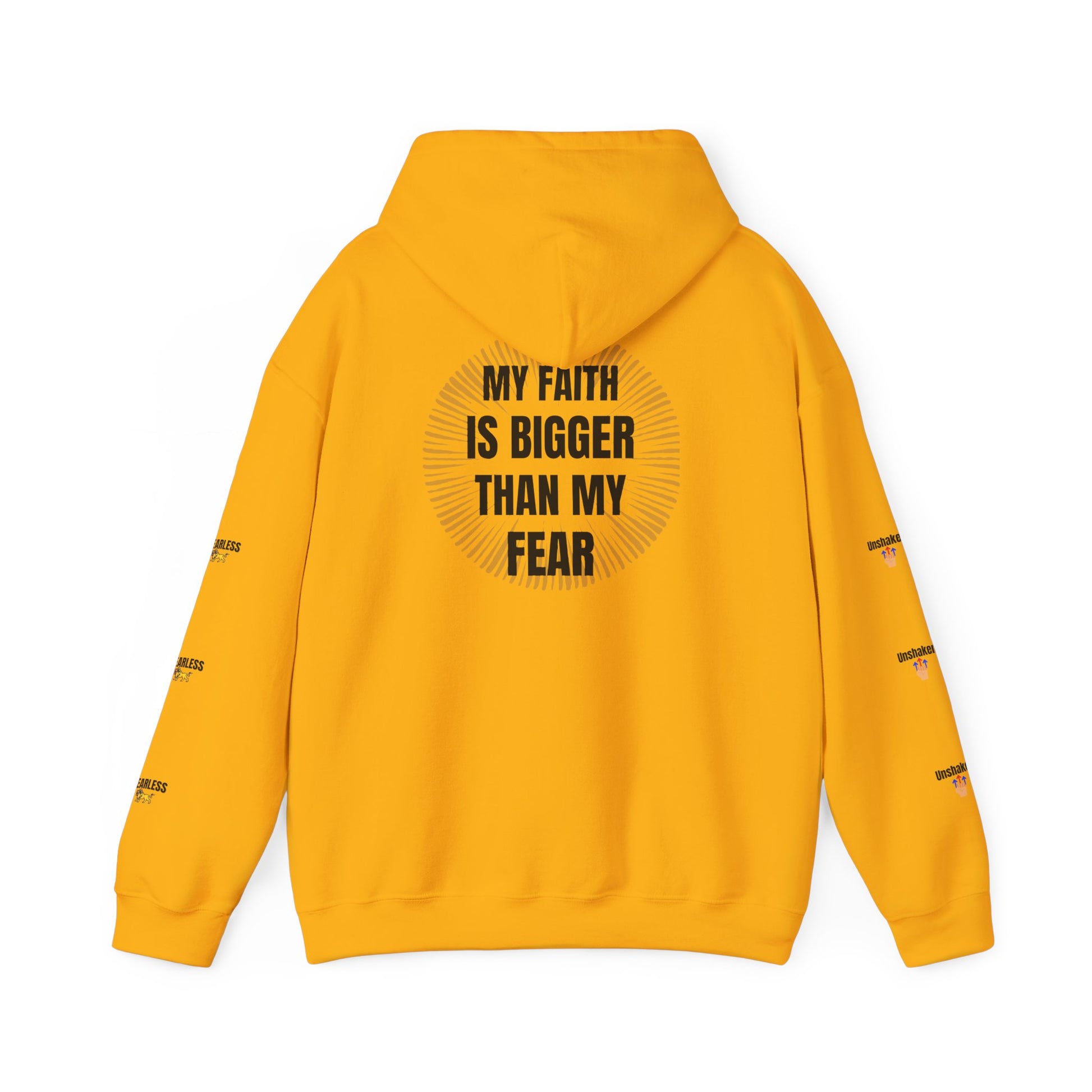 Faith Over Fear Hoodie - Unisex Heavy Blend Sweatshirt for Comfort and Inspiration