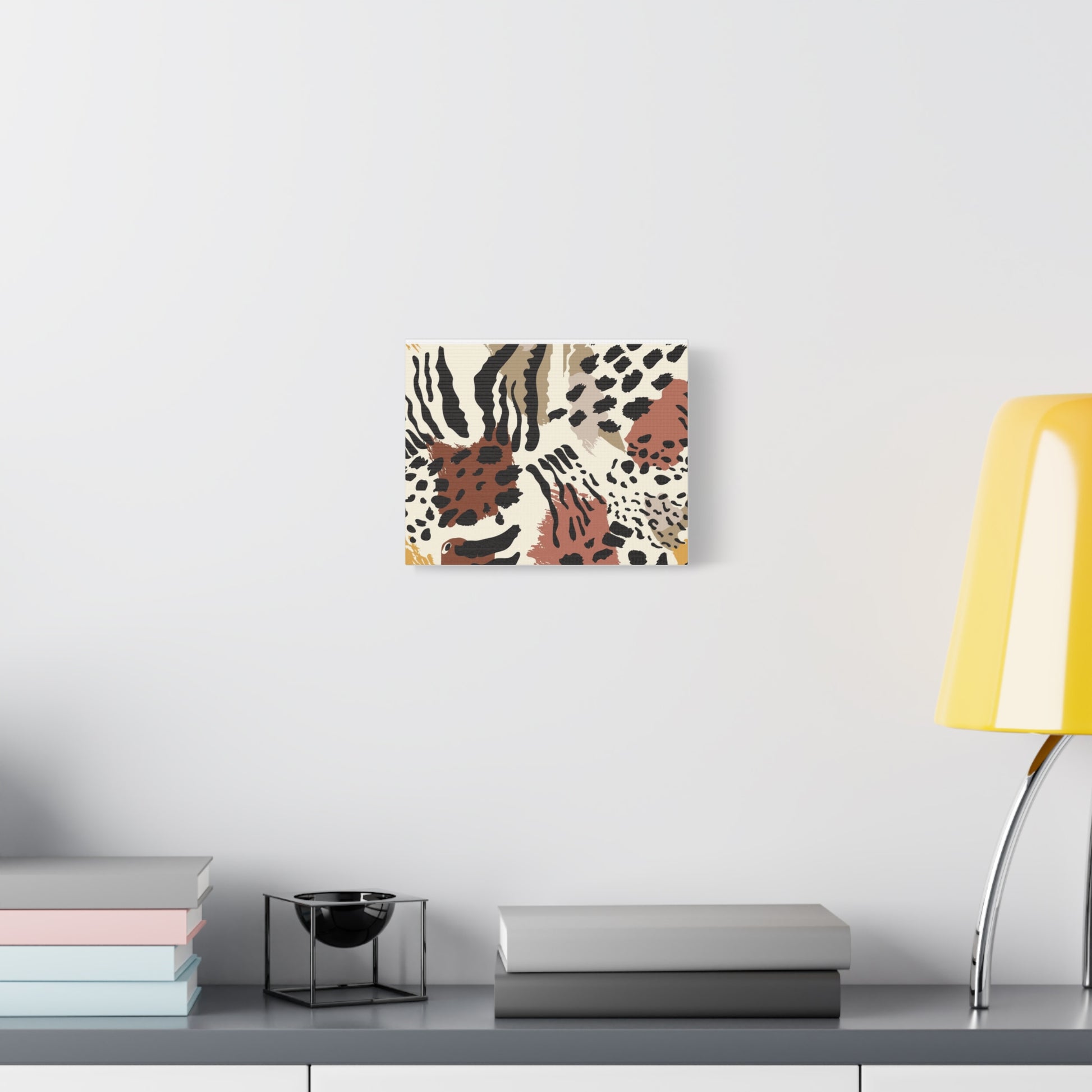 Abstract Animal Print Canvas Art - Modern Home Decor