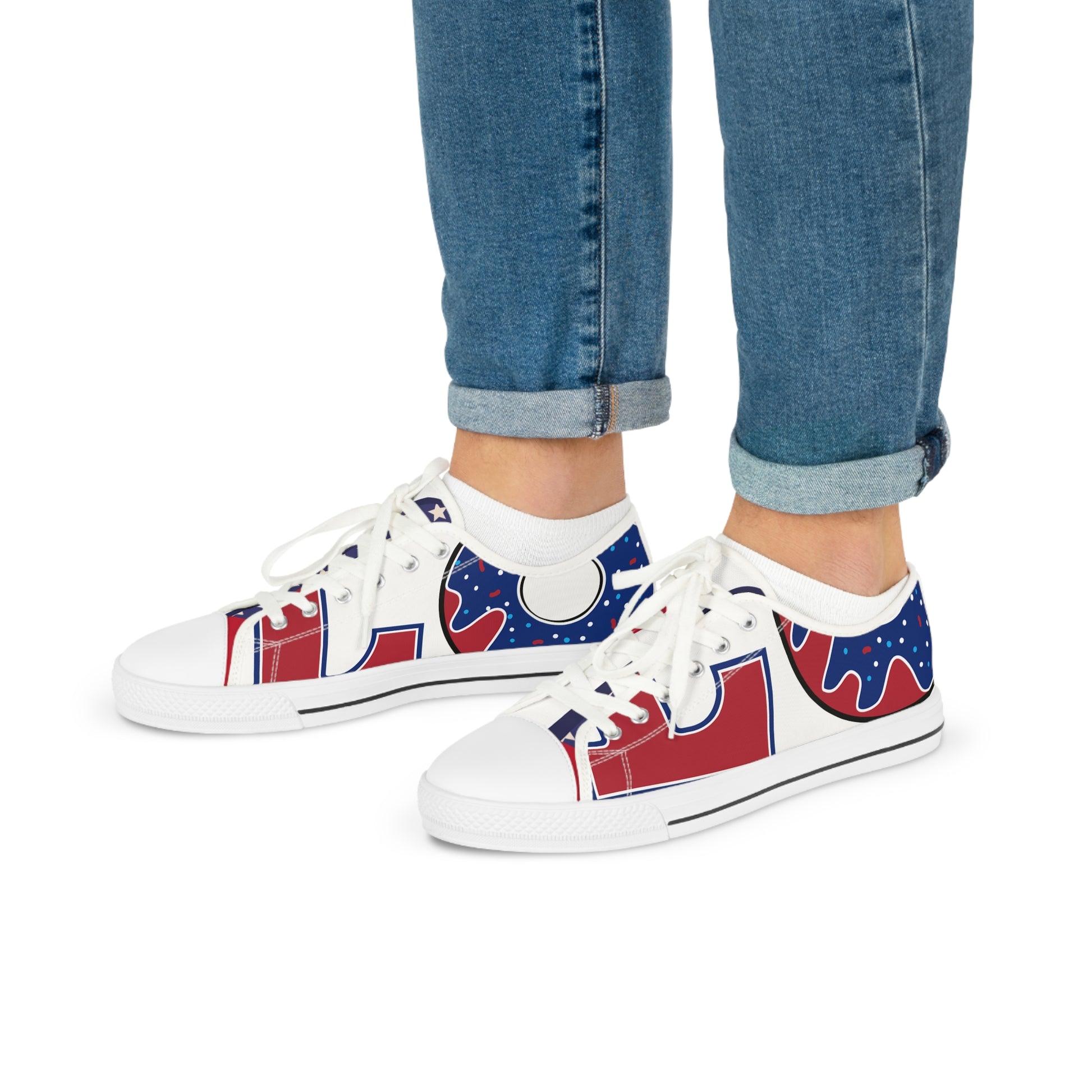 SANID BEAUTY Men’s Low-Top Sneakers – Lightweight Graphic Streetwear Style
