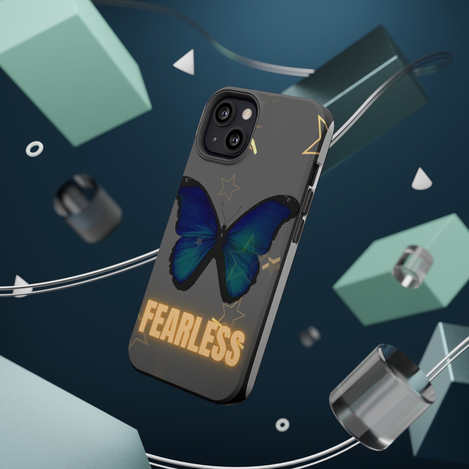 Fearless Butterfly Magnetic Phone Case - Bold and Inspirational Design
