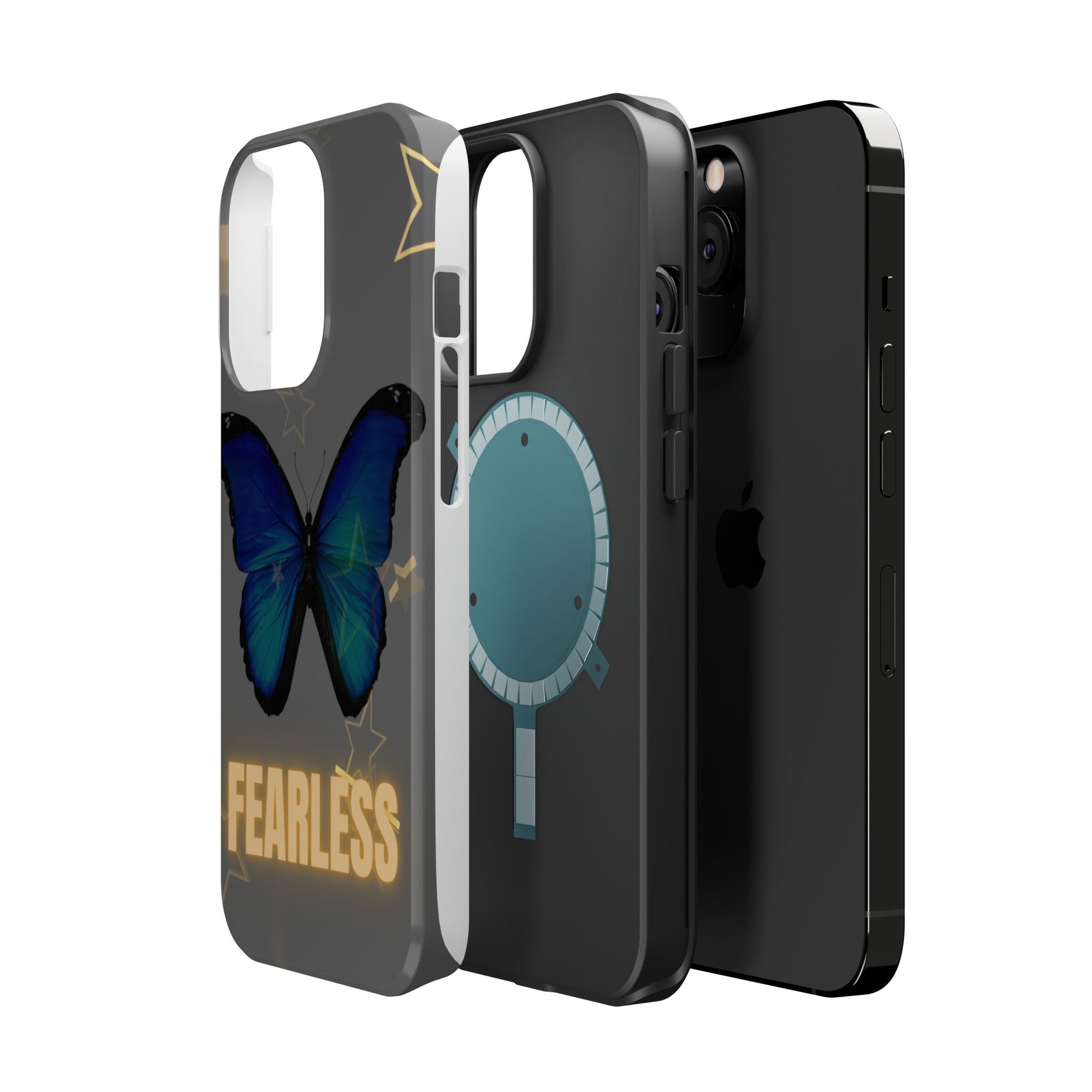 Fearless Butterfly Magnetic Phone Case - Bold and Inspirational Design