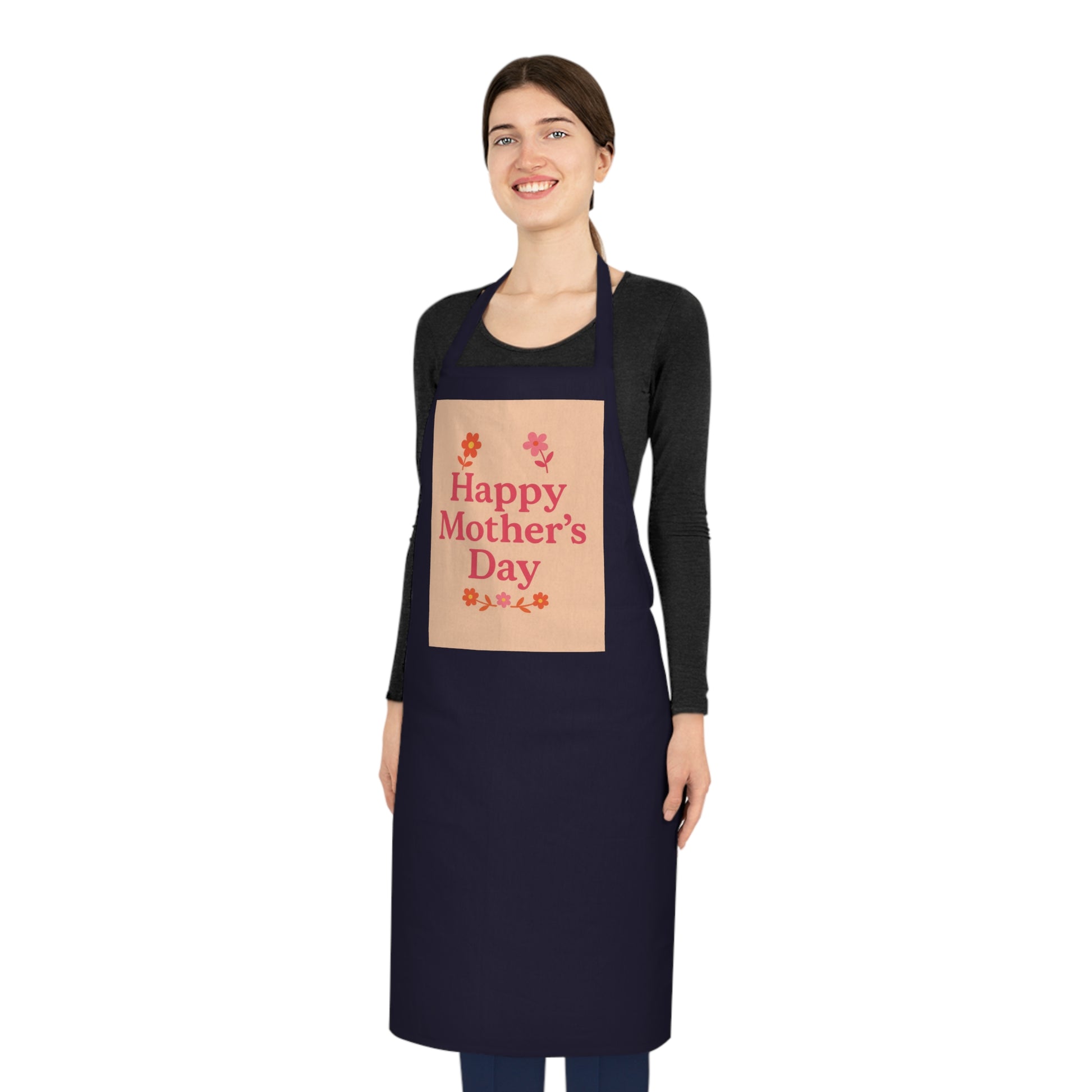 Happy Mother's Day Cotton Apron - Perfect Gift for Moms