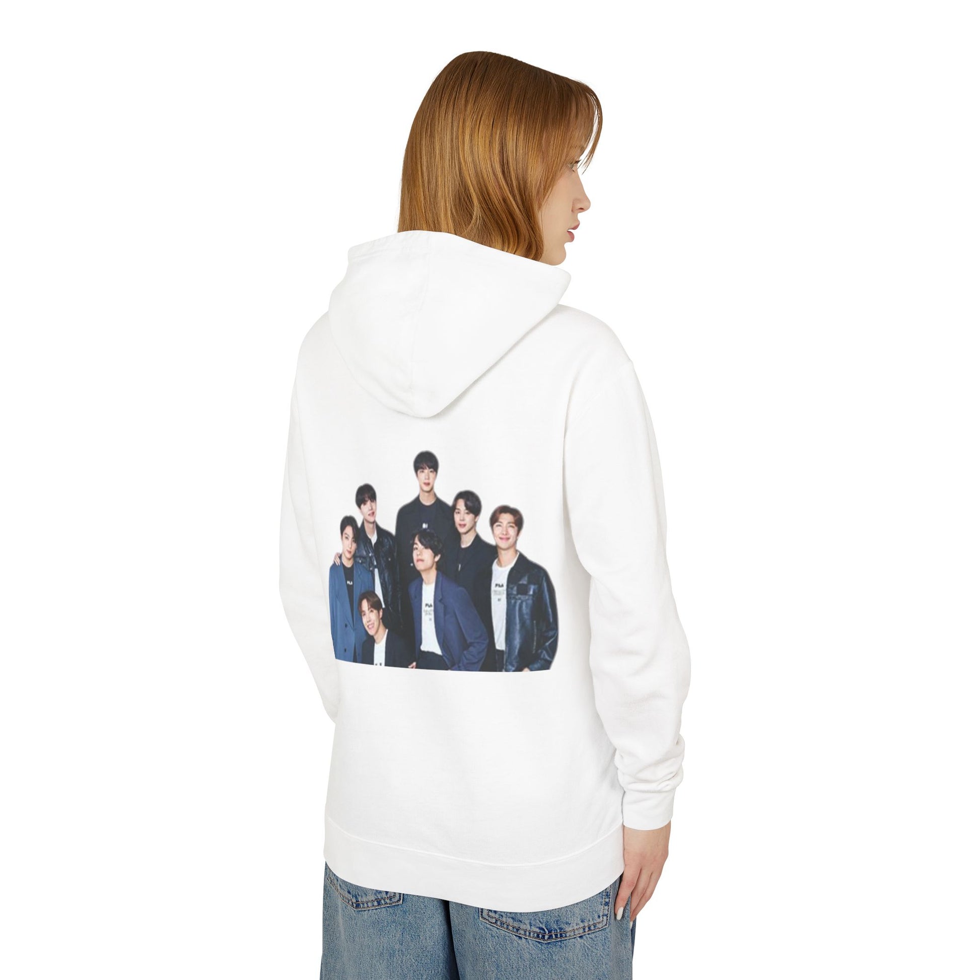 BTS Inspirational Quote Hoodie - Unisex Lightweight Sweatshirt