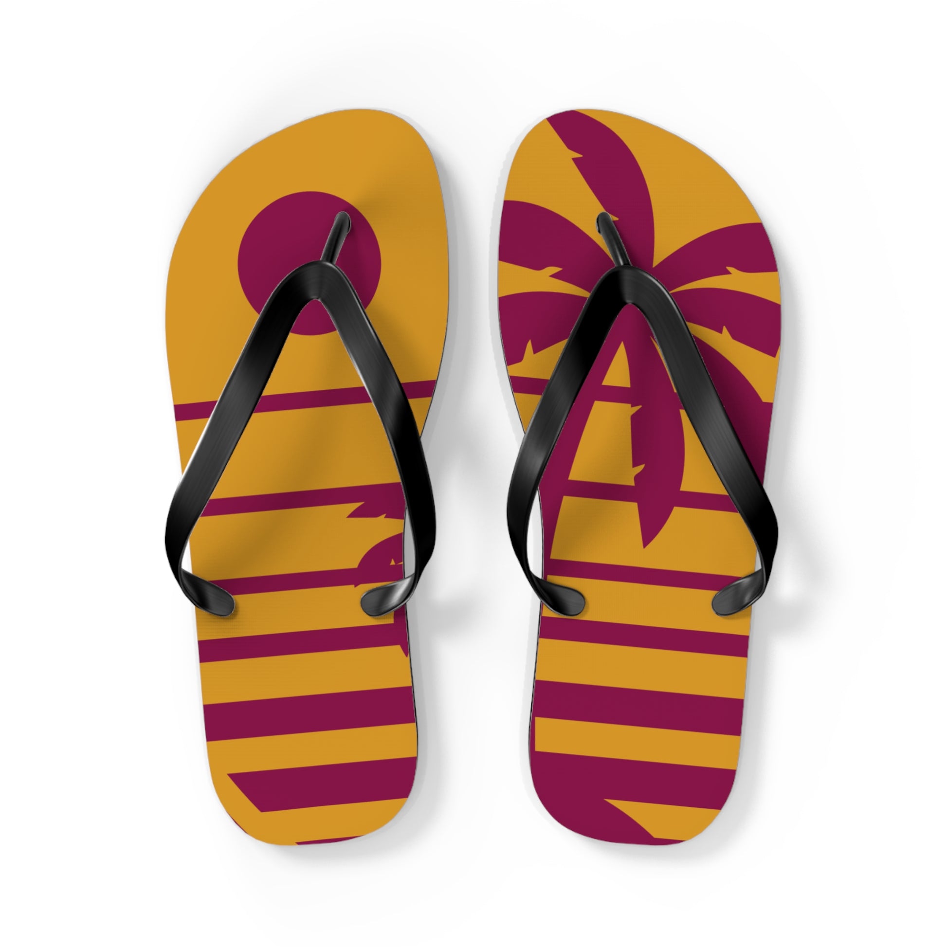 Tropical Sun Flip Flops | Vibrant Beach Sandals for Summer Fun