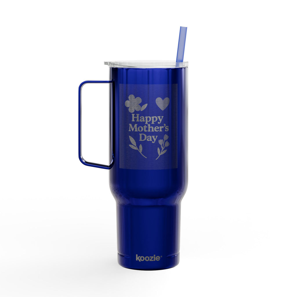 Happy Mother's Day Insulated Tumbler - 40oz with Lid & Straw