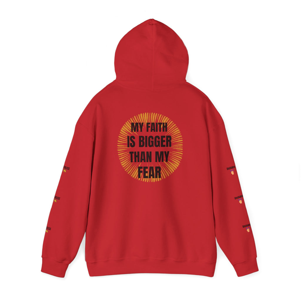 Faith Over Fear Hoodie - Unisex Heavy Blend Sweatshirt for Comfort and Inspiration