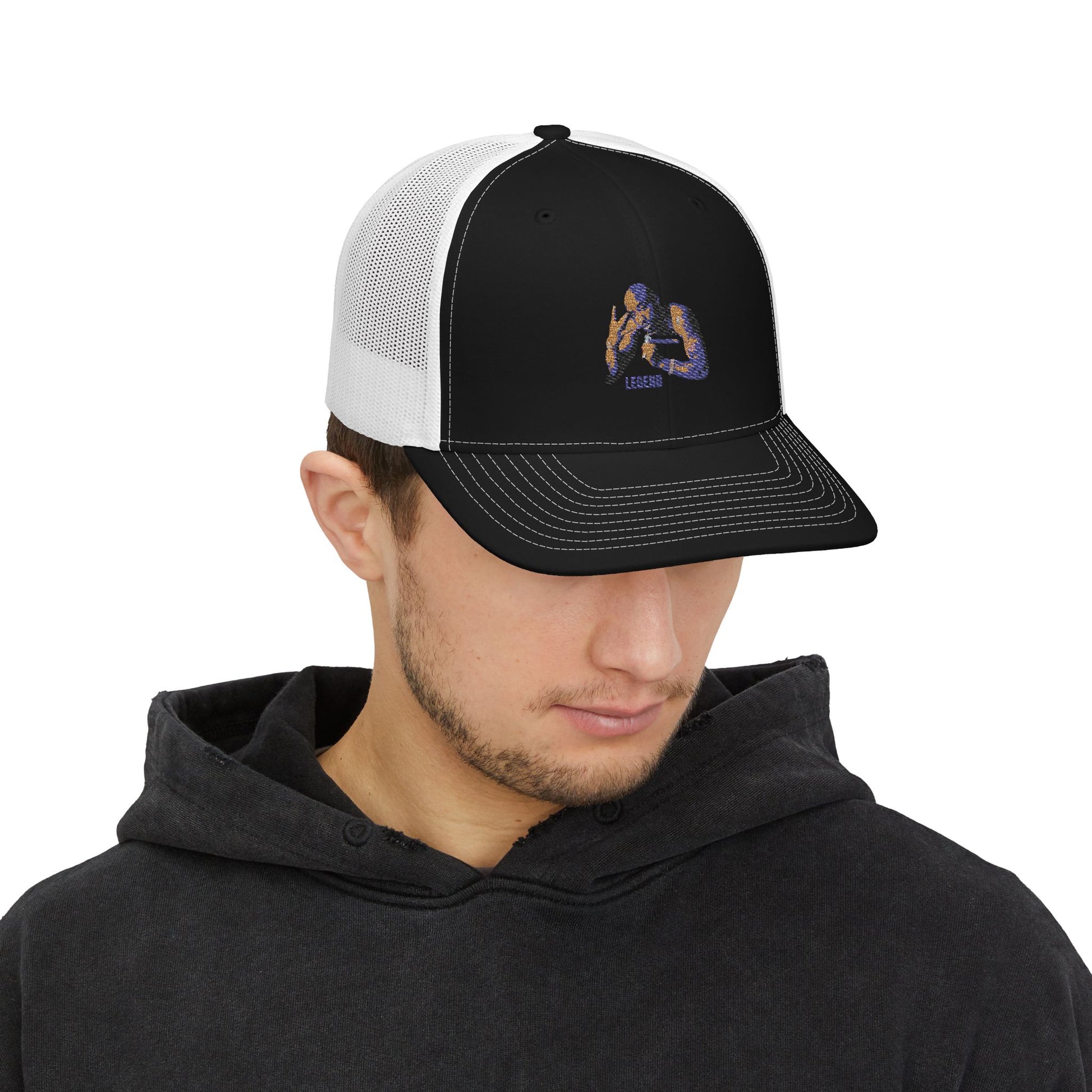 Stylish Embroidered Snapback Trucker Cap - Perfect for Sports Fans & Casual Wear