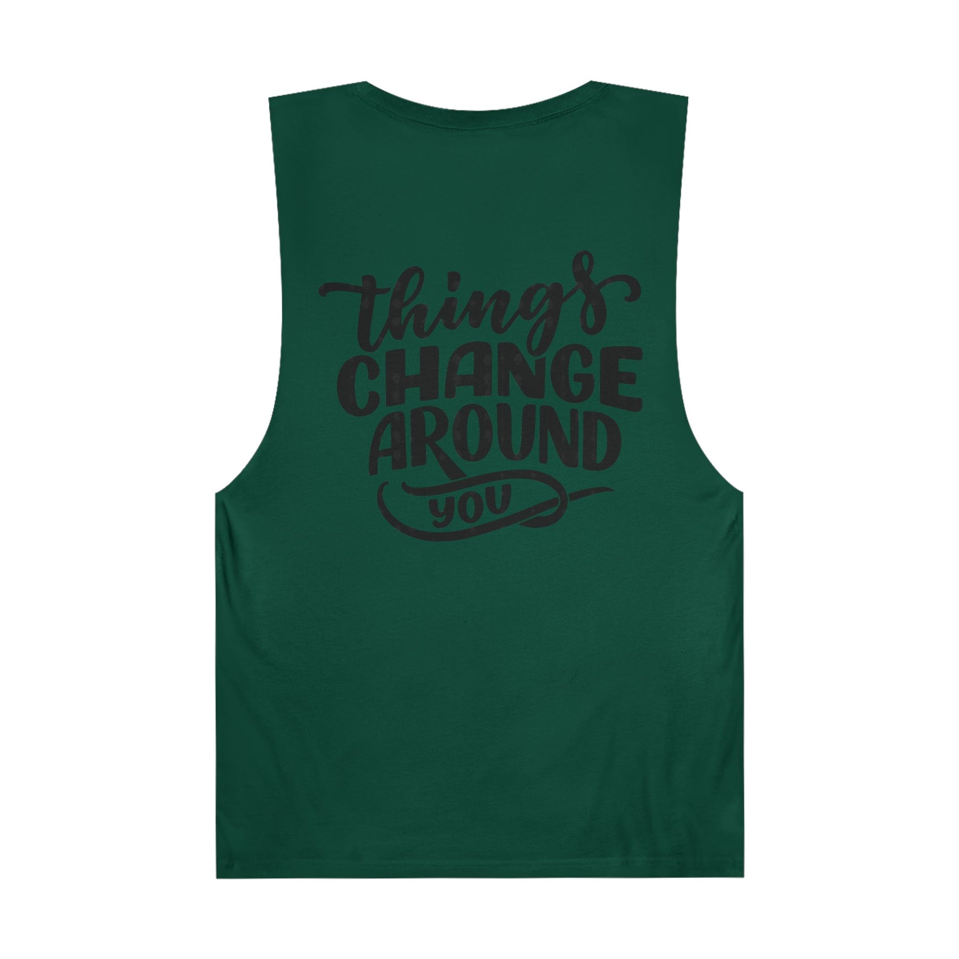 Inspirational Unisex Tank Top - 'Life is a Journey' & 'Things Change Around You'