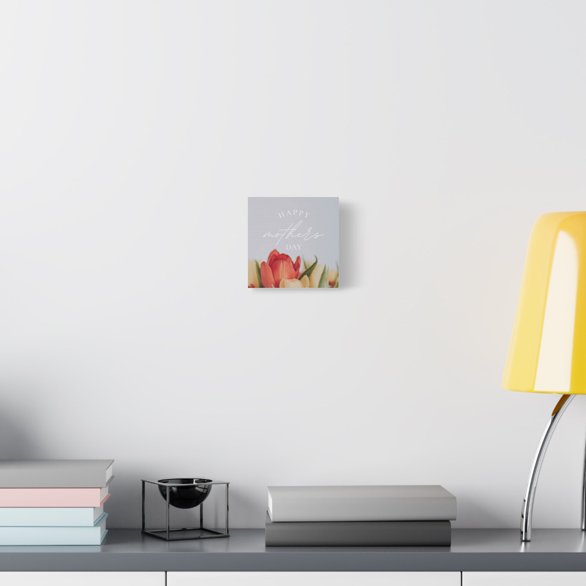 Mother's Day Matte Canvas Wall Art - Floral Design