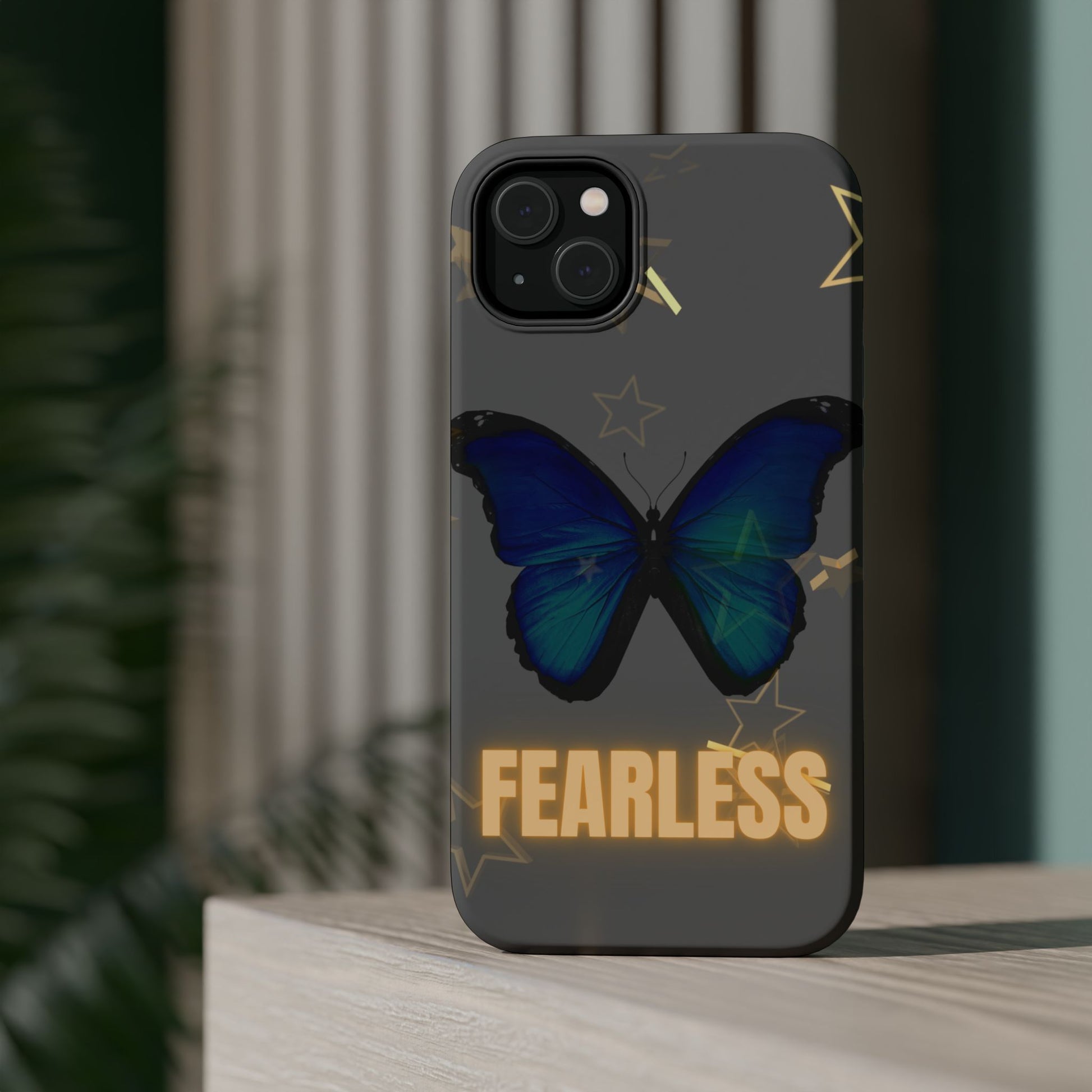 Fearless Butterfly Magnetic Phone Case - Bold and Inspirational Design