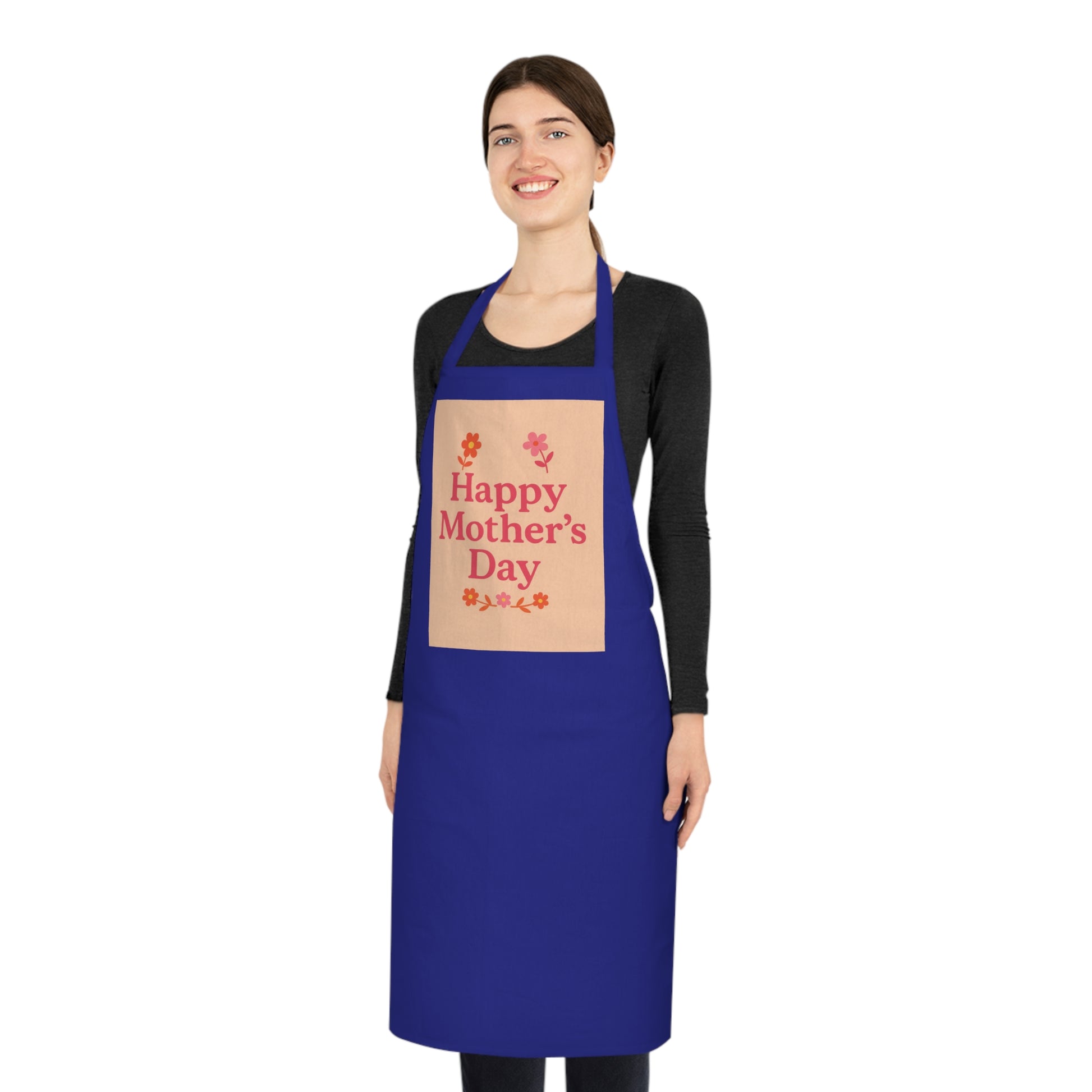 Happy Mother's Day Cotton Apron - Perfect Gift for Moms